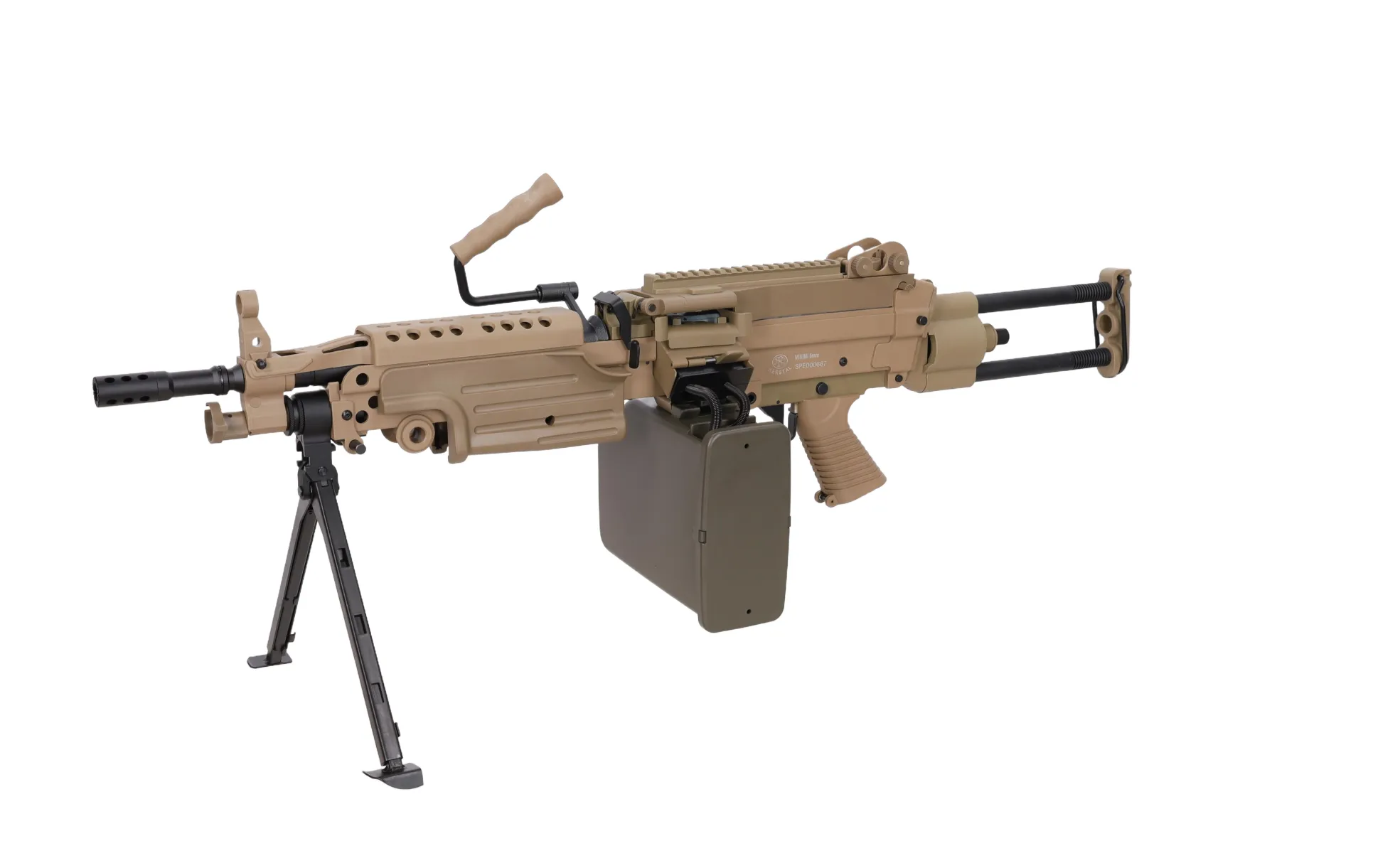 Airsoftový kulomet SA-249 PARA CORE™ - tan
