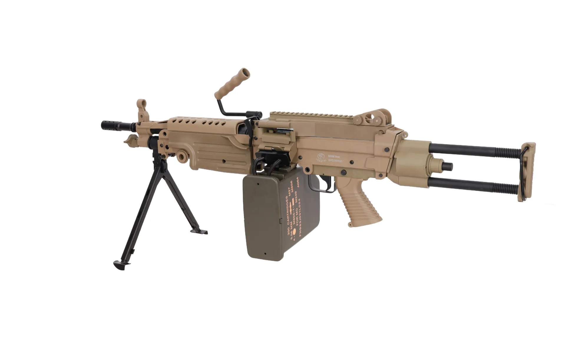 Airsoftový kulomet SA-249 PARA CORE™ - tan