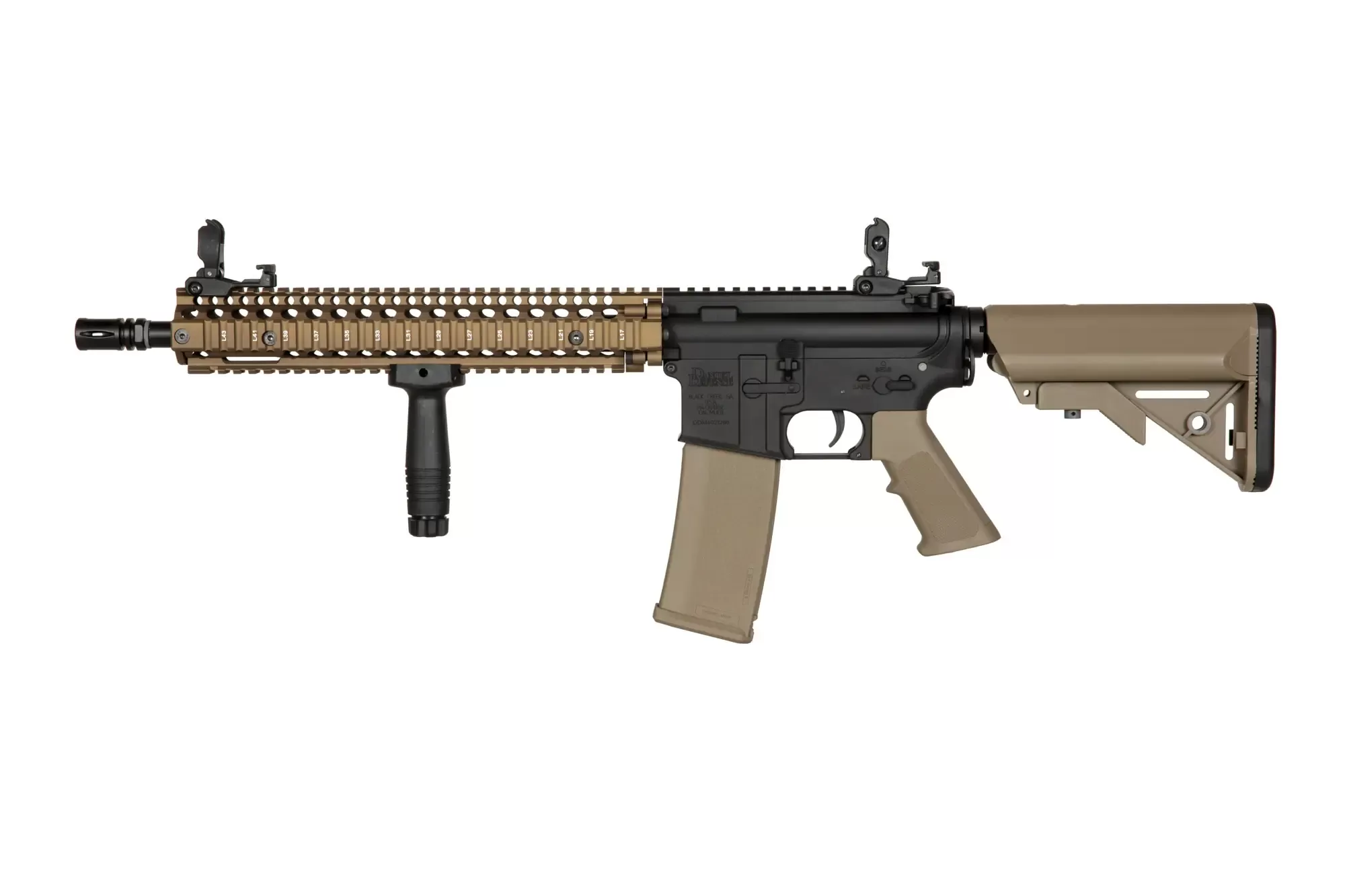 Airsoftová zbraň Daniel Defense® MK18 SA-E26 EDGE™ - Chaos Bronze