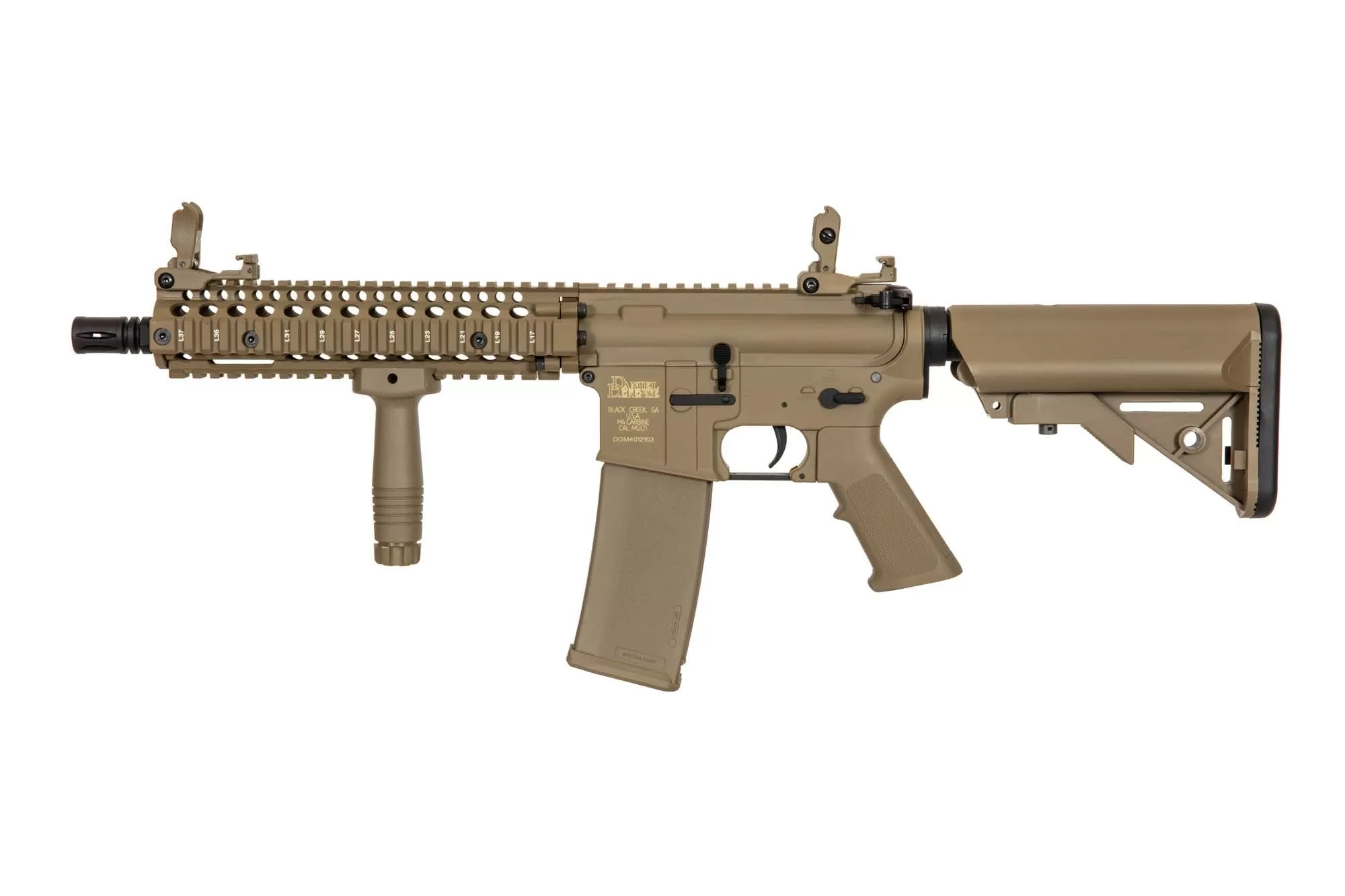 Airsoftová puška Daniel Defense® MK18 SA-C19 CORE™ X-ASR™ - Hnědá