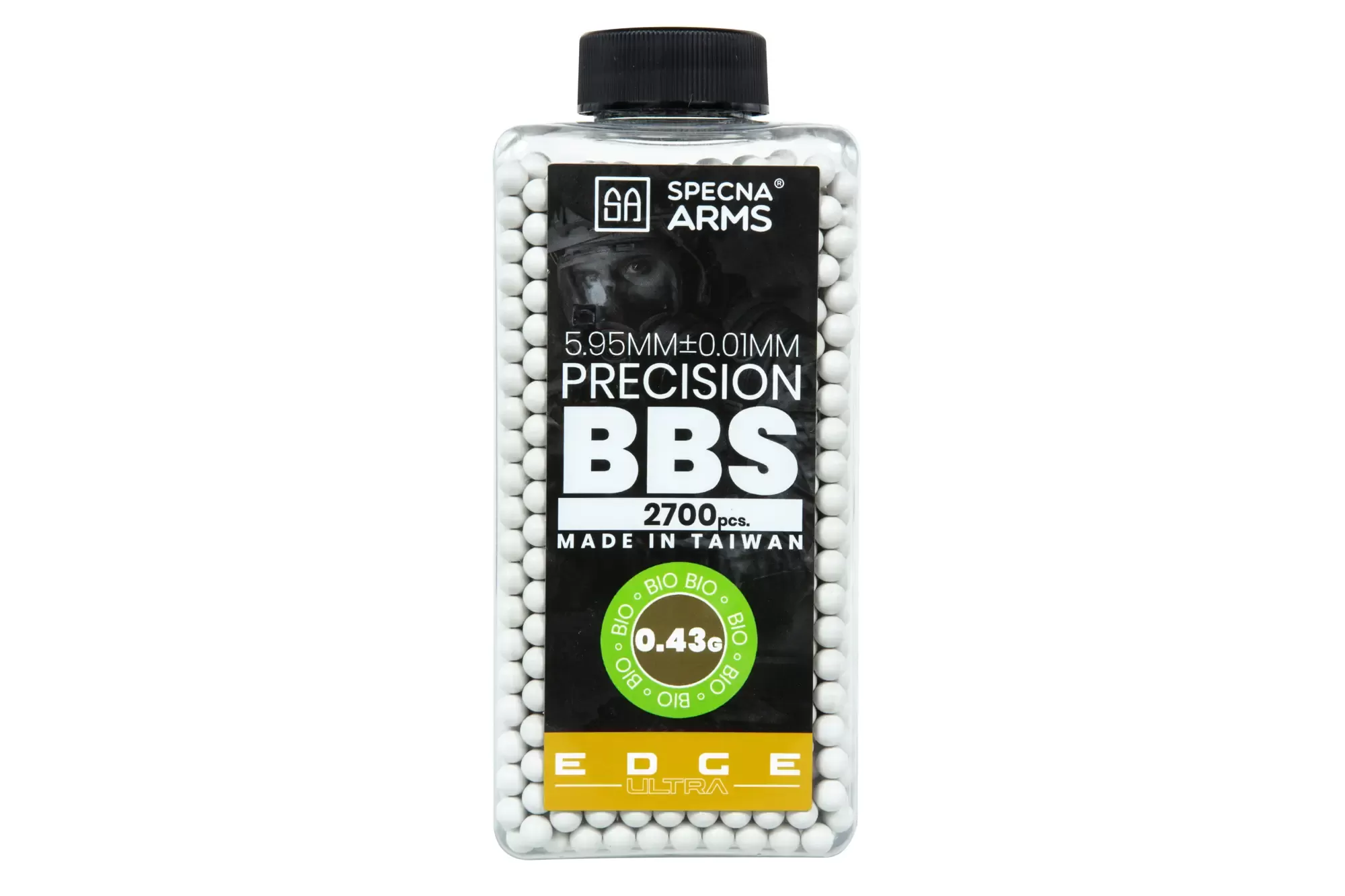 Airsoftové kuličky Přesné 0,43g Specna Arms EDGE ULTRA™ BIO 2700 ks - Bílé