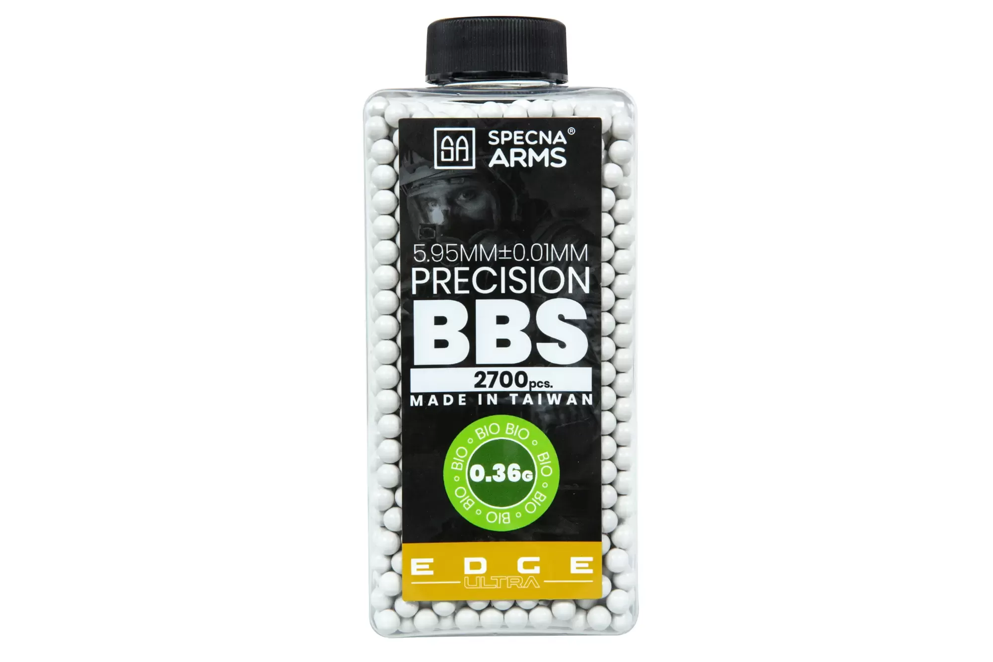 Airsoftové kuličky Přesné 0,36g Specna Arms EDGE ULTRA™ BIO 2700 ks - Bílé