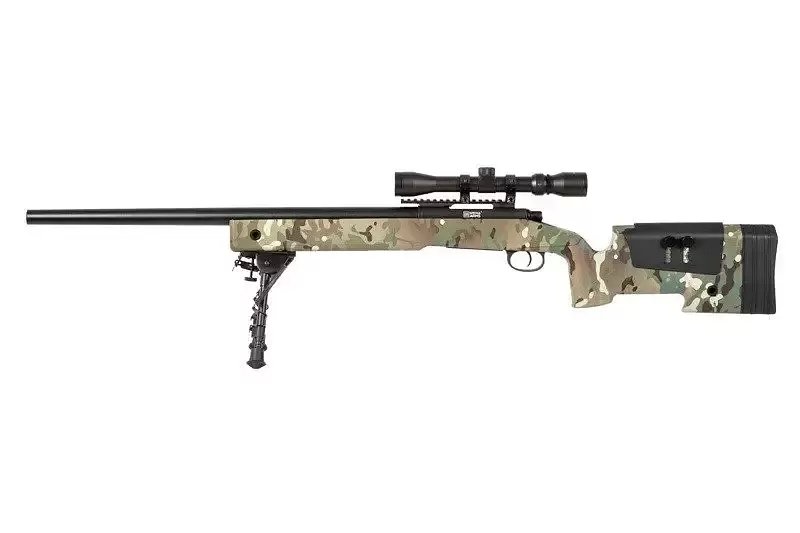 Airsoftová puška SA-S02 CORE™ High Velocity s optikou a dvojnožkou - MC