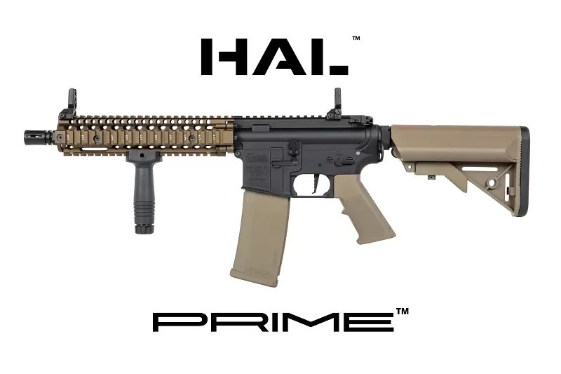 Airsoftová puška Specna Arms Daniel Defense® MK18 SA-P19 Prime™ HAL™ ETU s bezkartáčovým motorem - Chaos Bronze