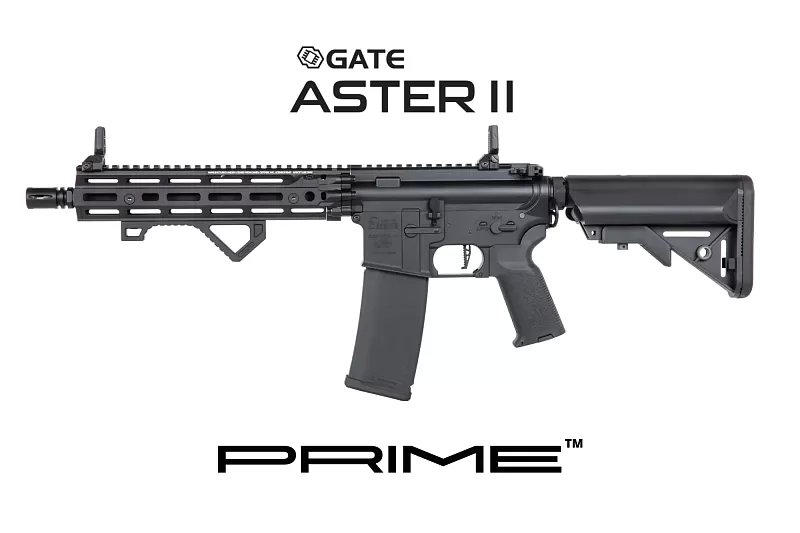 Airsoftová puška Specna Arms Daniel Defense® RIS III 10,5'' SA-P27 PRIME™ Aster II ETU s bezkartáčovým motorem - černá