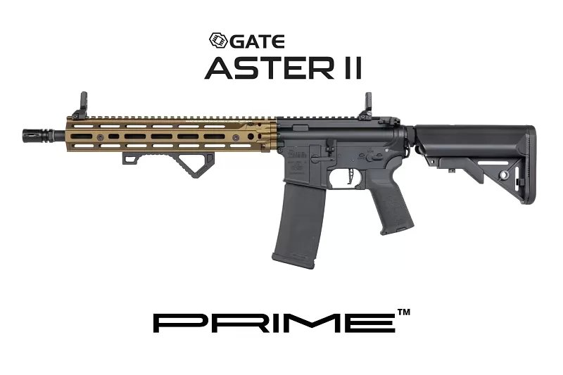 Airsoftová puška Specna Arms Daniel Defense® RIS III 12,5'' SA-P28 Prime™ Aster II ETU s bezkartáčovým motorem - Chaos Bronze