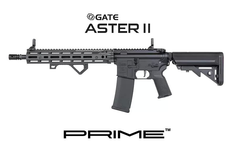 Airsoftová puška Specna Arms Daniel Defense® RIS III 12,5'' SA-P28 Prime™ Aster II ETU s bezkartáčovým motorem - šedá