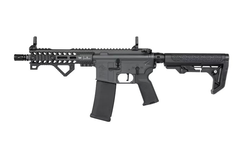 Airsoftová puška Specna Arms RRA SA-P17 Prime™ Light Ops Stock Kestrel™ ETU s bezkartáčovým motorem - šedá