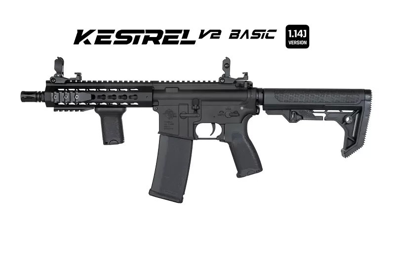 Airsoftová puška Specna Arms SA-E08 EDGE™ Kestrel™ ETU 1.14 J Light Ops Stock - černá