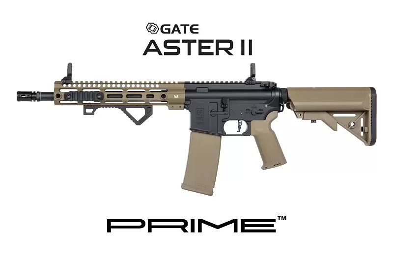 Airsoftová puška Specna Arms SA-P20 Prime™ Aster II ETU s bezkartáčovým motorem - Half-Tan
