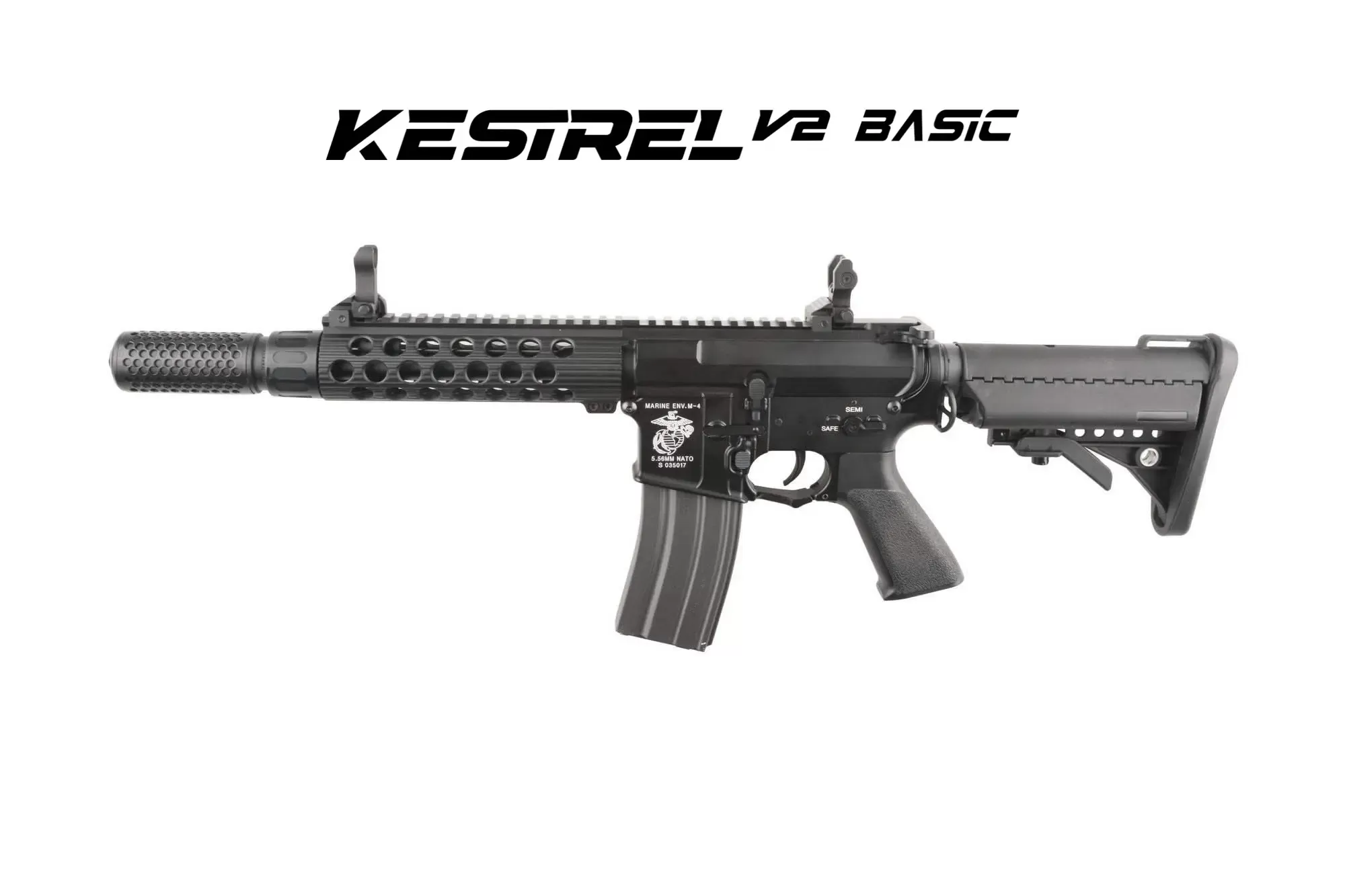 Airsoftová puška Specna Arms SA-K04 ONE™ Kestrel™ ETU - černá