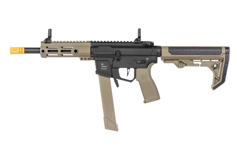 Airsoftová zbraň Specna Arms SA-FX01 FLEX™ HAL ETU (oranžové úsťové ústrojí) - Half-Tan