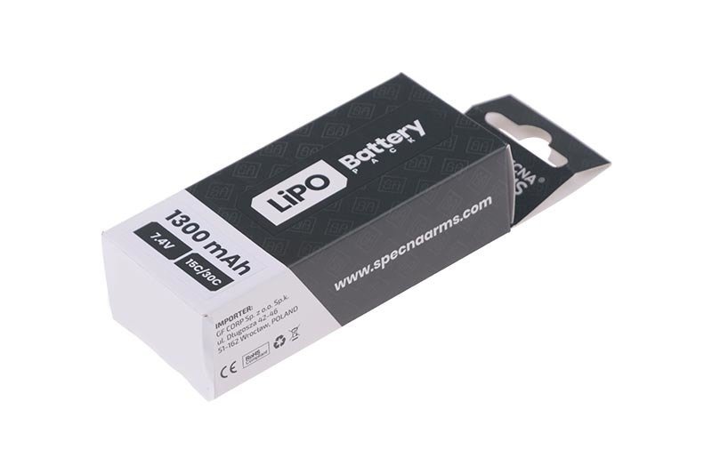 7,4V 1300mAh 15/30C LiPo baterie