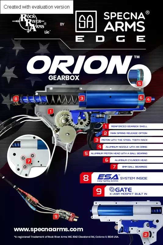 Airsoftová puška Specna Arms RRA SA-E02 EDGE™ - Černá