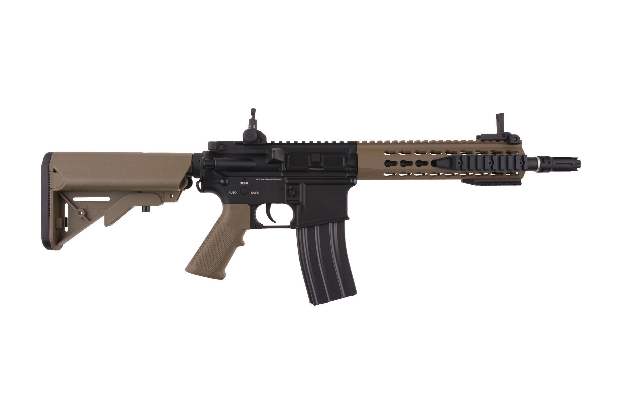Airsoftová zbraň SA-B12 ONE™ KeyMod 8" SAEC™ System - Half Tan