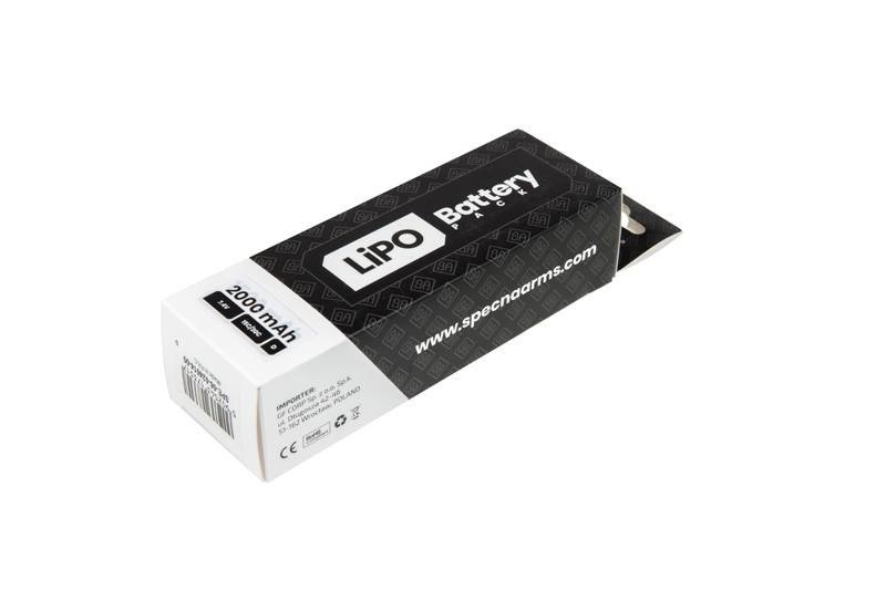 7,4V 2000mAh 15/30C LiPo baterie - T-Connect (Deans)