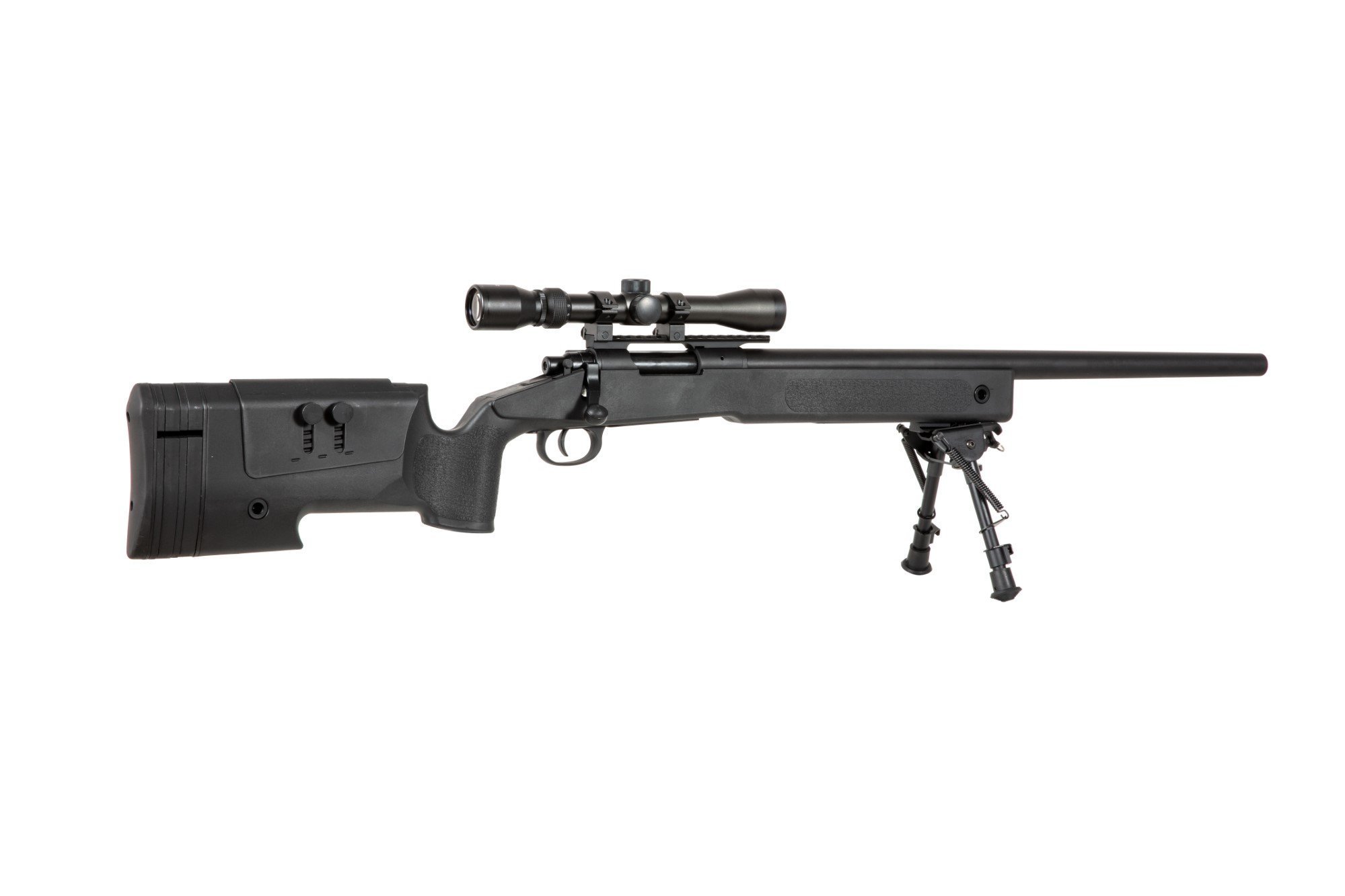 Airsoftová puška s optikou a dvojnožkou SA-S02 CORE™ - černá