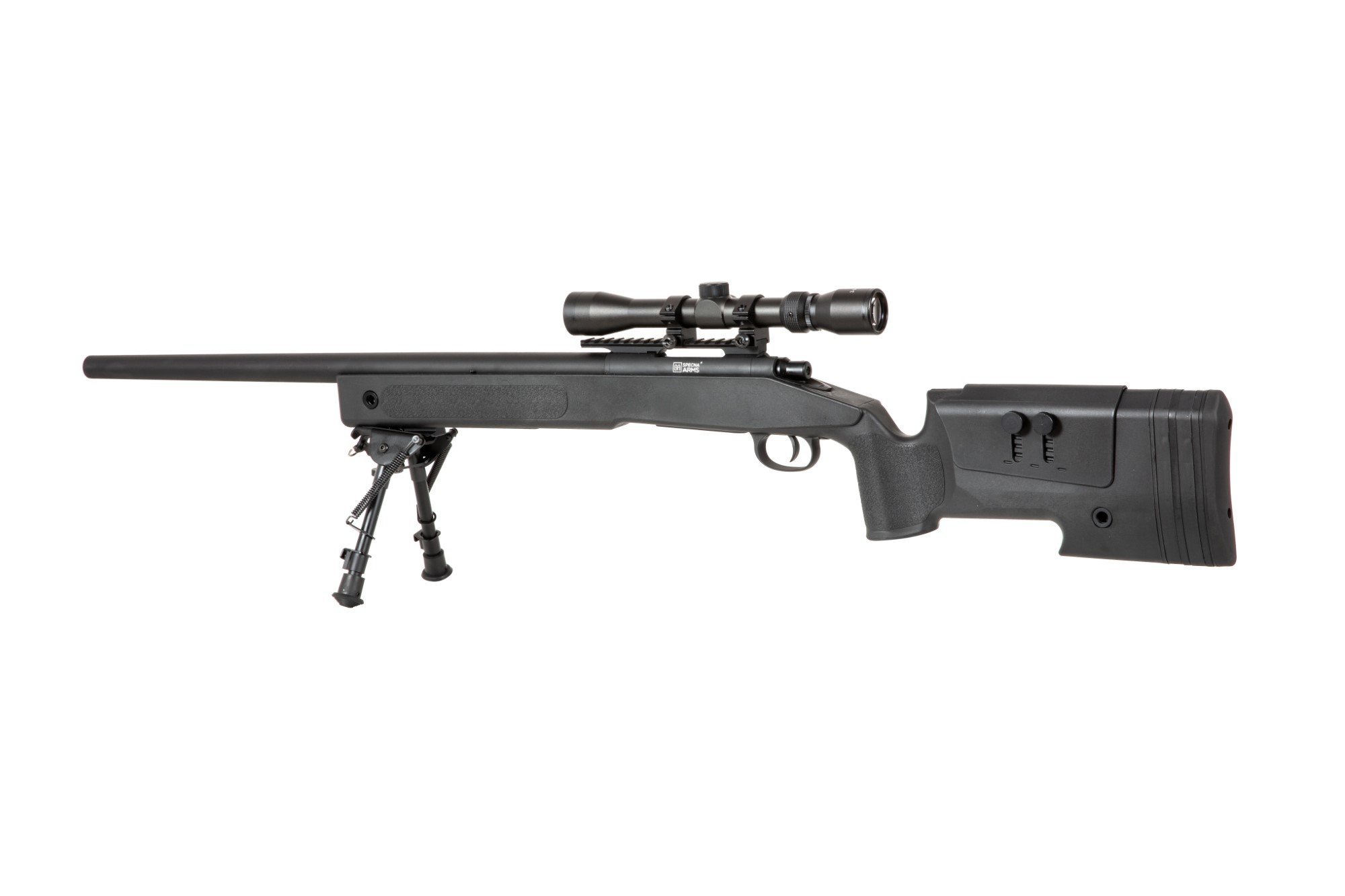 Airsoftová puška s optikou a dvojnožkou SA-S02 CORE™ - černá