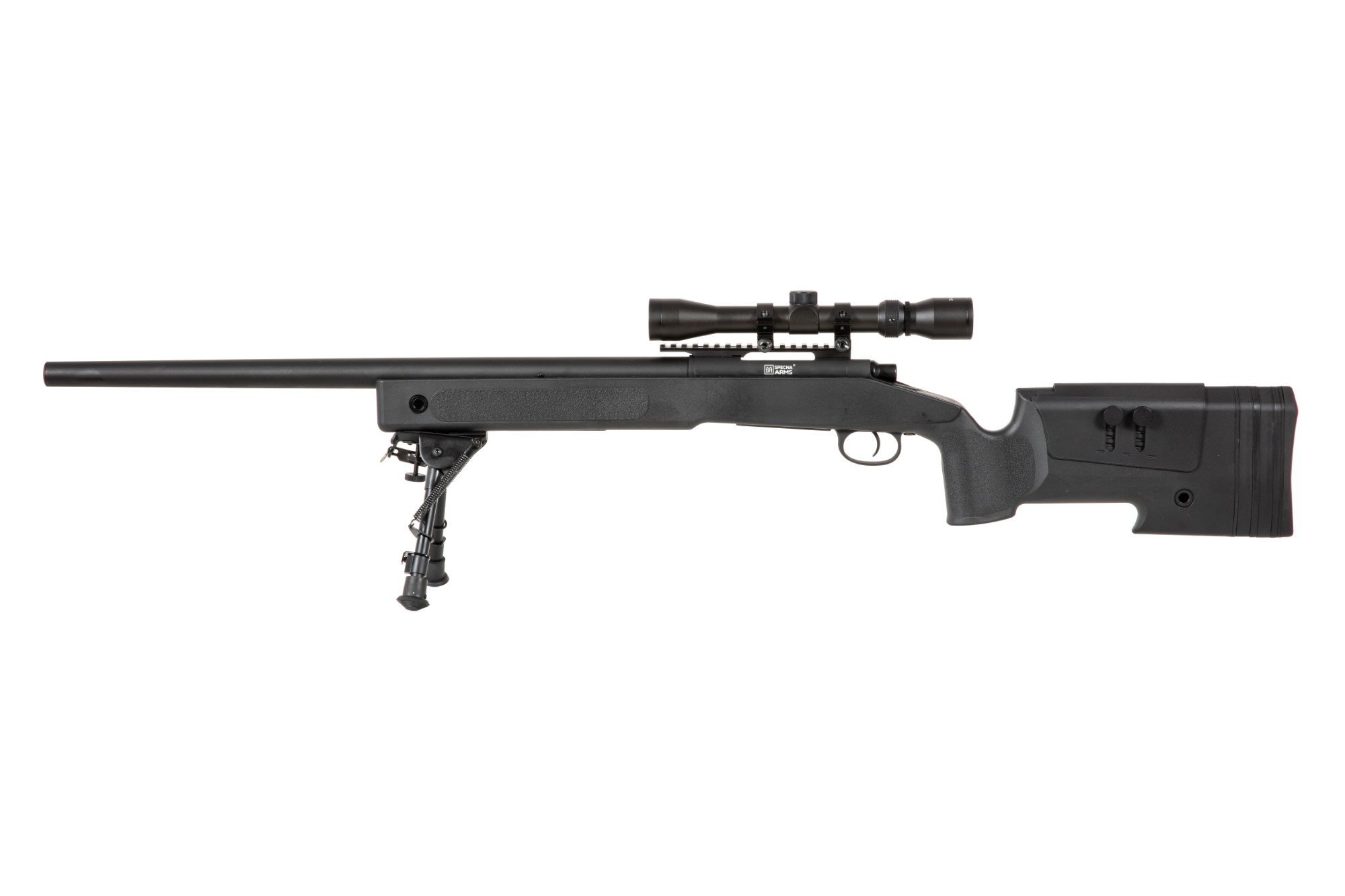 Airsoftová puška s optikou a dvojnožkou SA-S02 CORE™ - černá