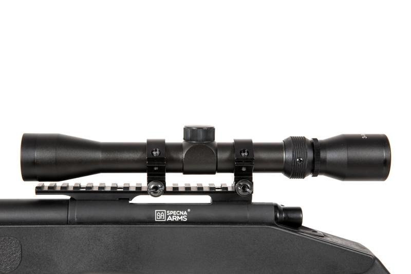 Airsoftová puška s optikou a dvojnožkou SA-S02 CORE™ - černá
