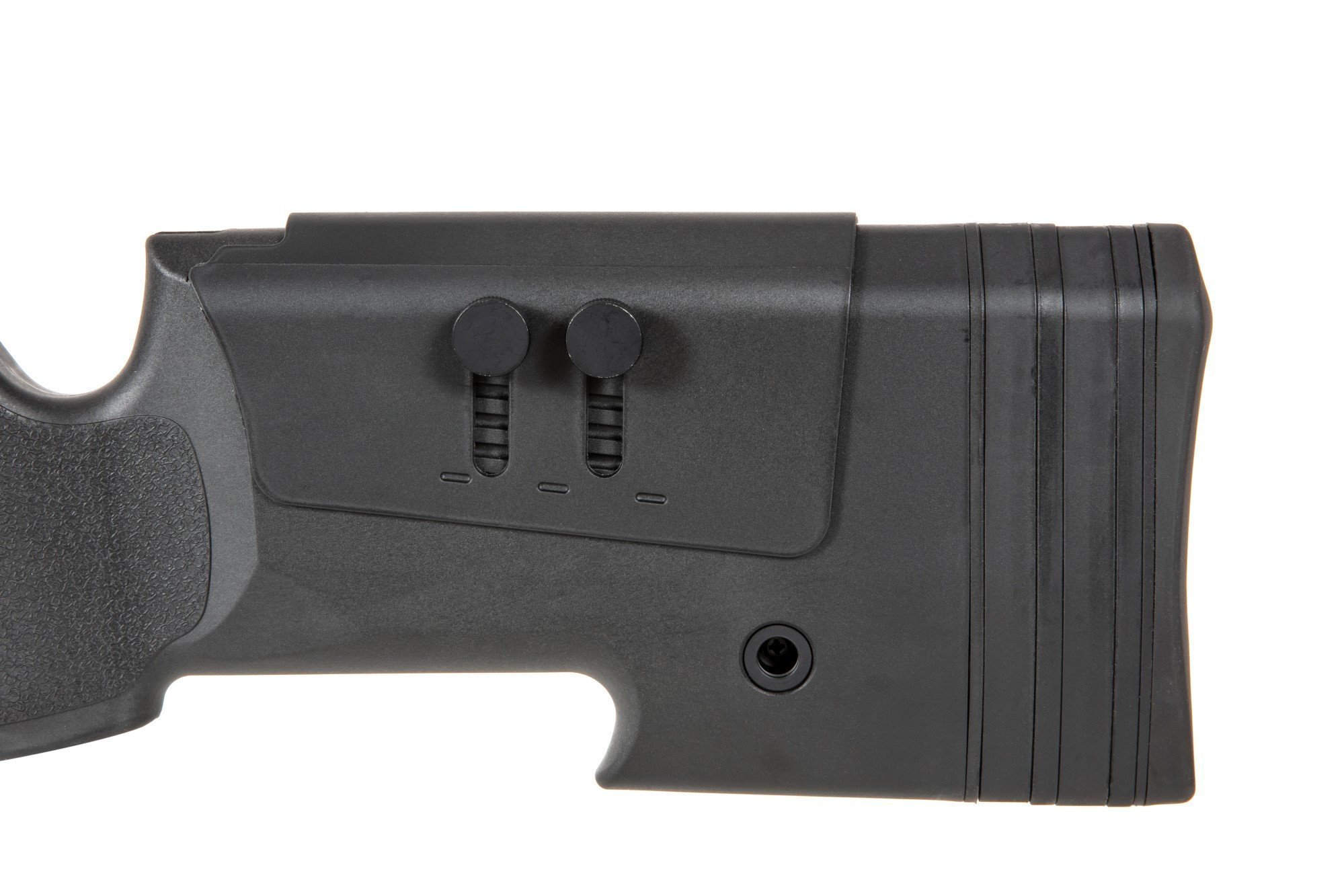 Airsoftová odstřelovací puška SA-S03 CORE™ s optikou a dvojnožkou - černá