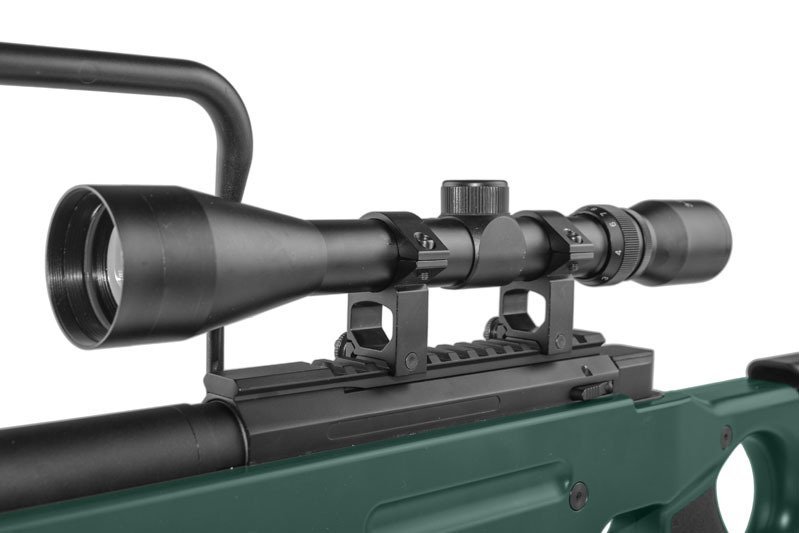 Airsoftová odstřelovací puška SV-98 CORE™ s optikou a dvojnožkou - ruská zelená