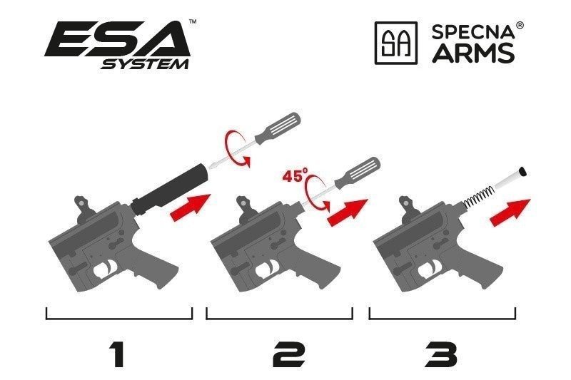 Airsoftová zbraň RRA SA-E04 EDGE™ ASTER™ V2 Custom - Full Tan