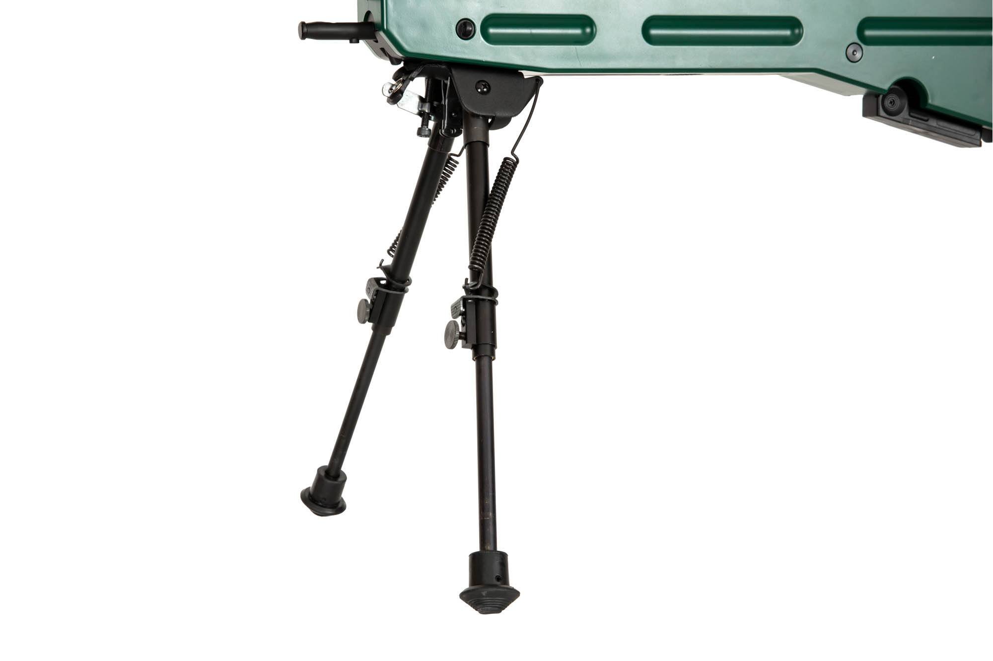 Airsoftová odstřelovací puška SV-98 CORE™ s optikou, dvojnožkou a tlumičem - ruská zelená