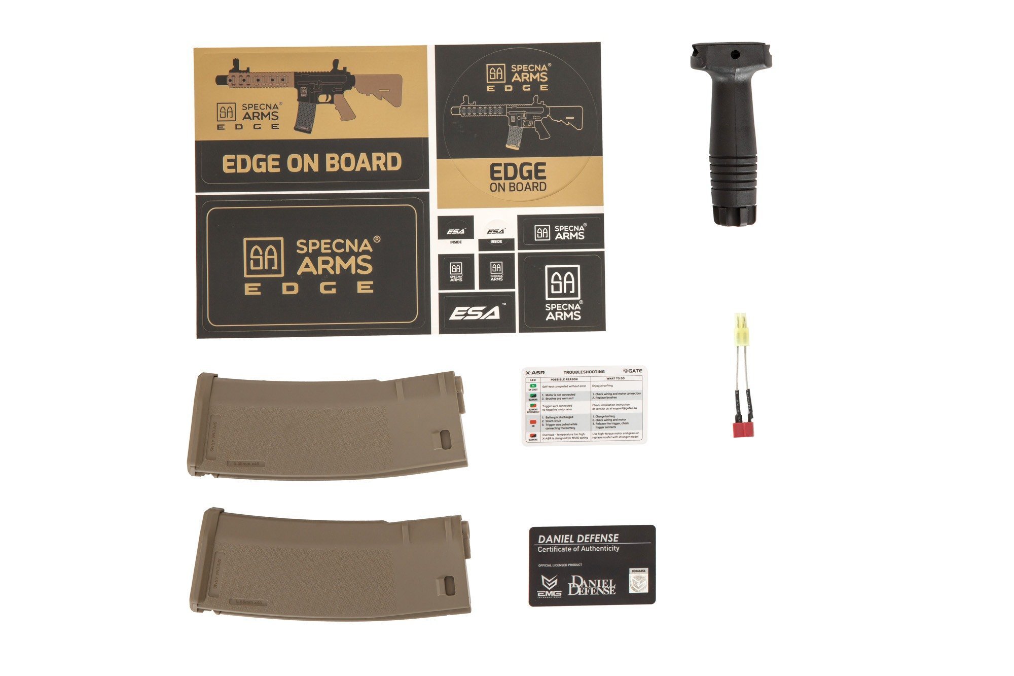 Airsoftová puška Daniel Defense® MK18 SA-E19 EDGE™ - Chaos Bronze