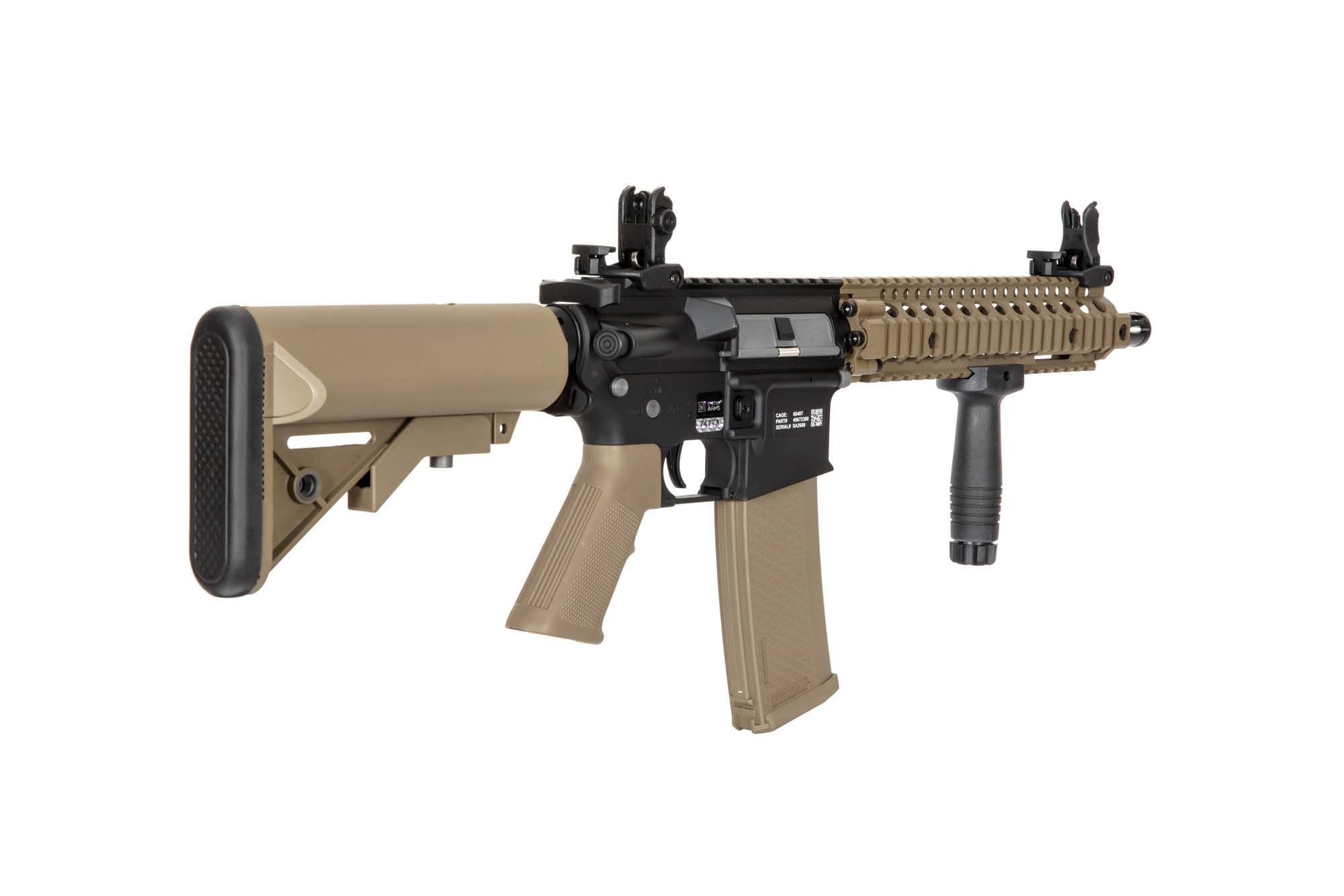 Airsoftová zbraň Daniel Defense® MK18 SA-E19 EDGE™ - Half-tan