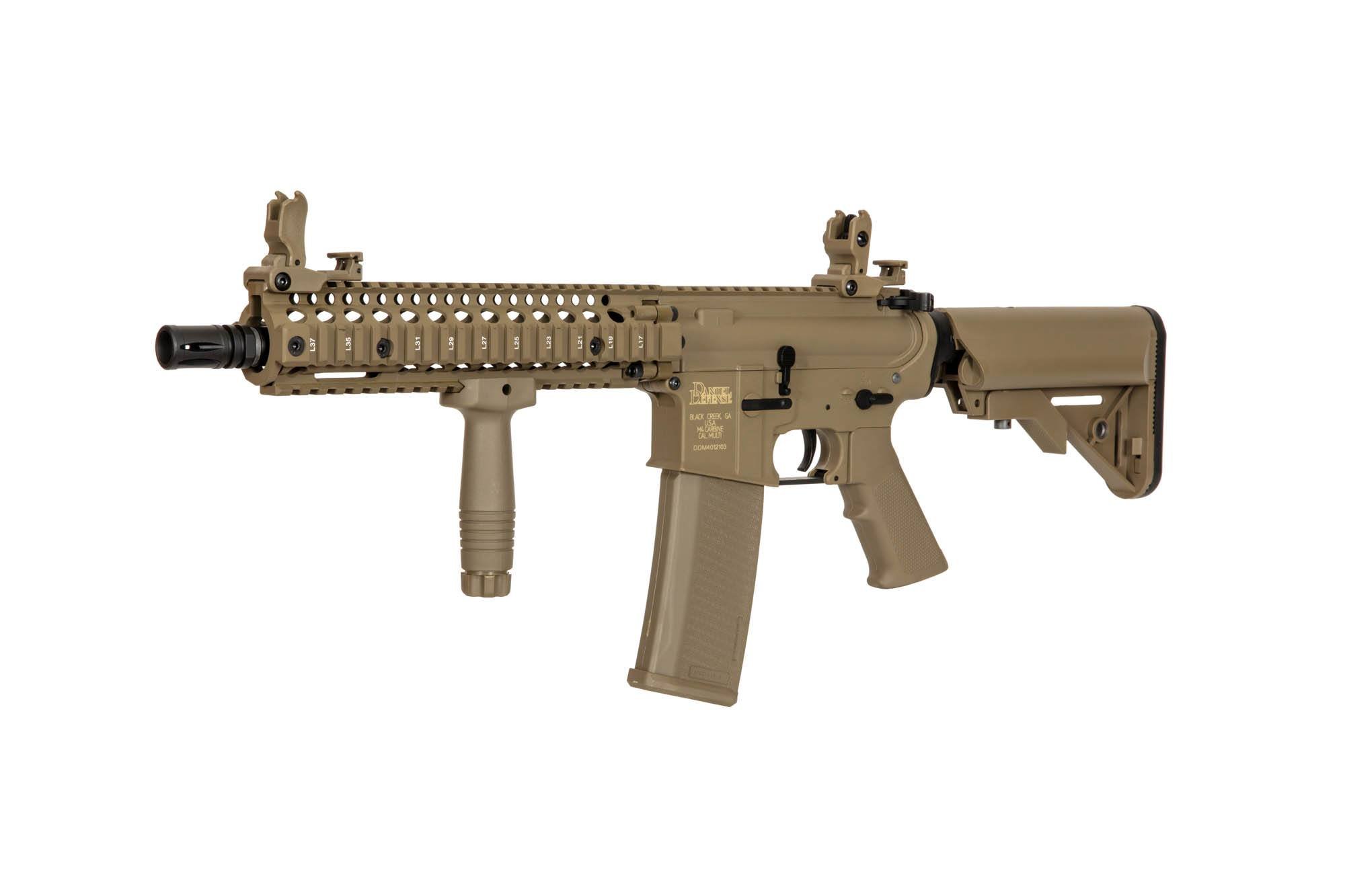 Airsoftová puška Daniel Defense® MK18 SA-C19 CORE™ X-ASR™ - Hnědá