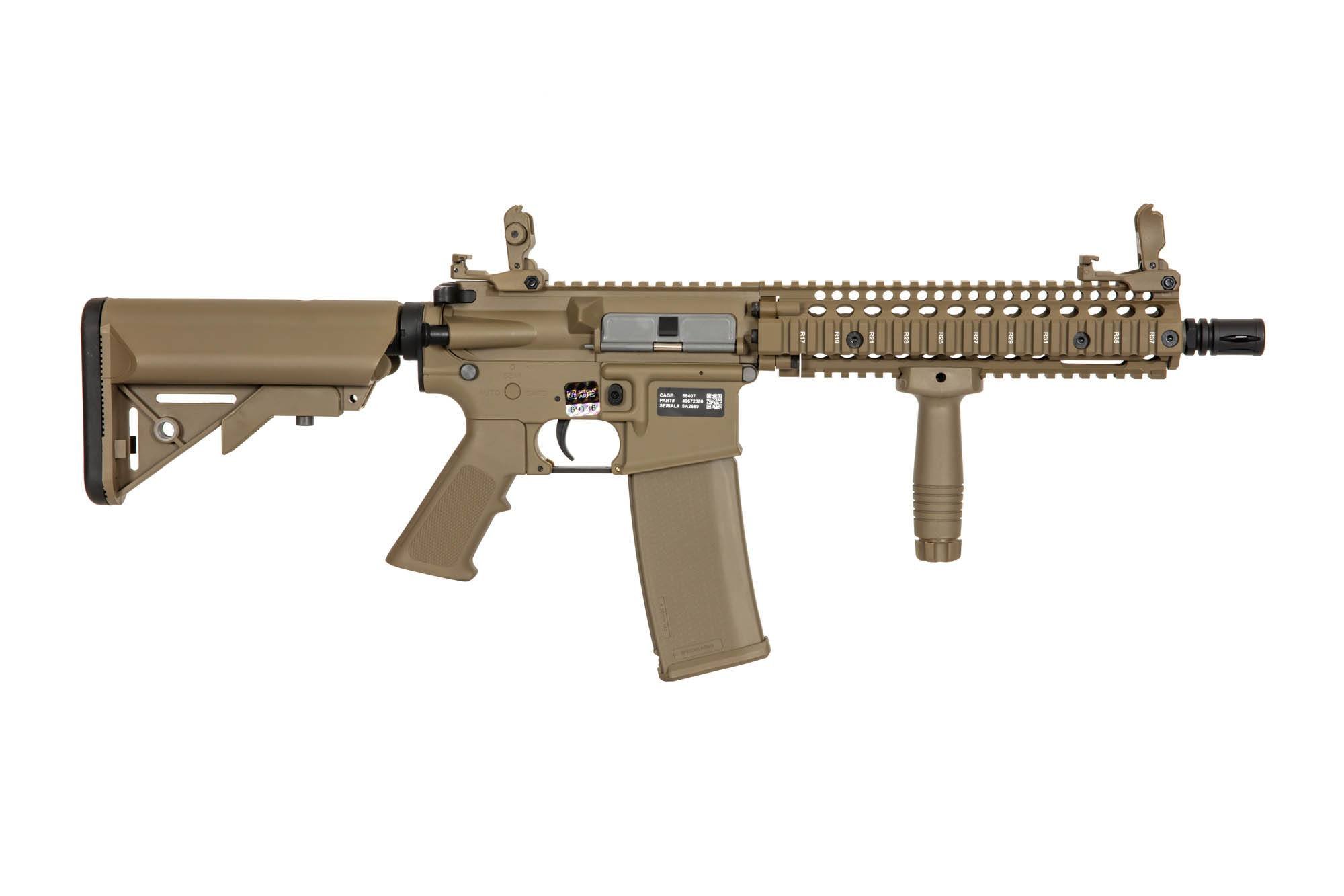 Airsoftová puška Daniel Defense® MK18 SA-C19 CORE™ X-ASR™ - Hnědá