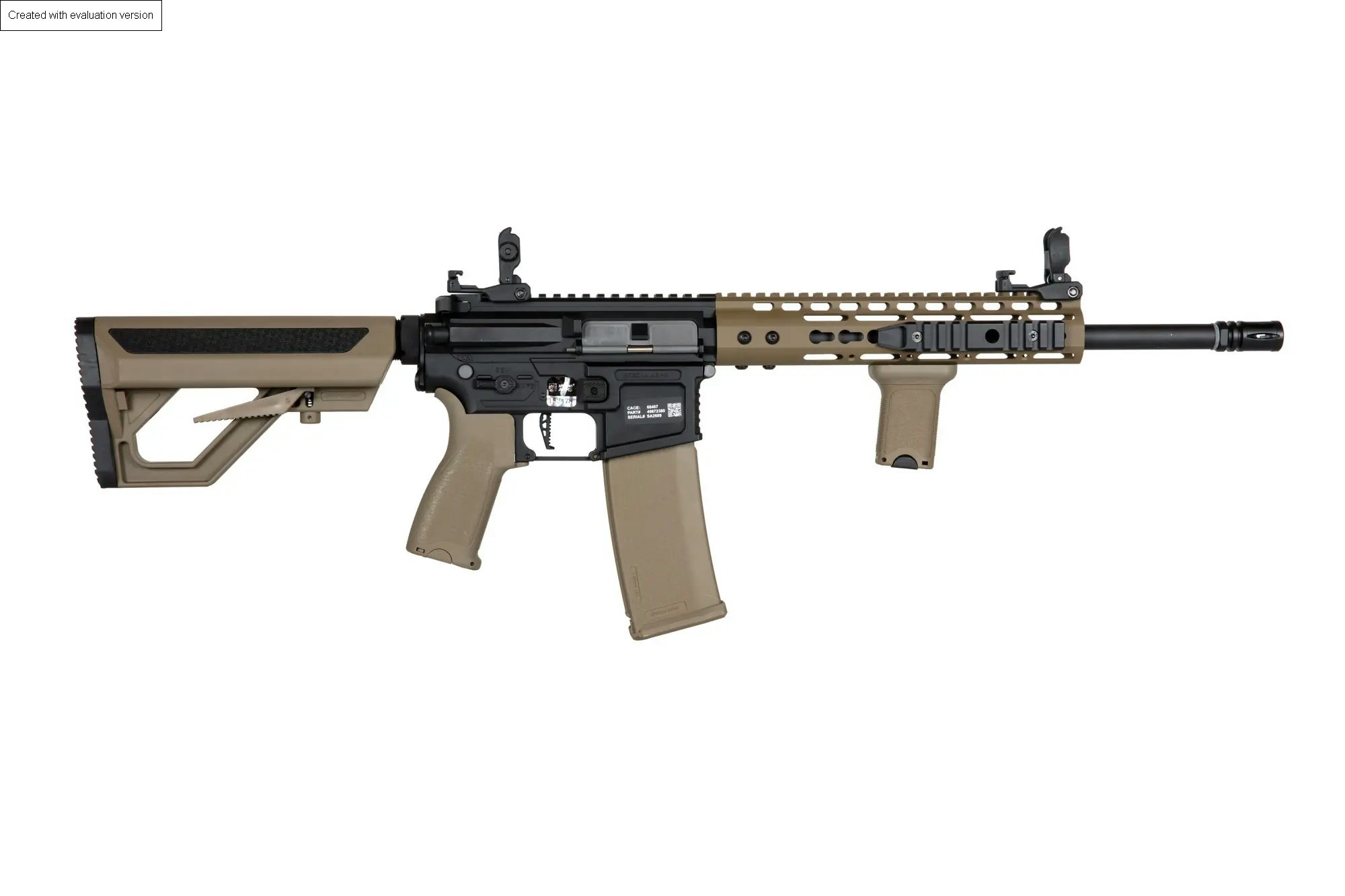 Airsoftová zbraň SA-E09-RH EDGE 2.0™ Heavy Ops Stock - Half Tan