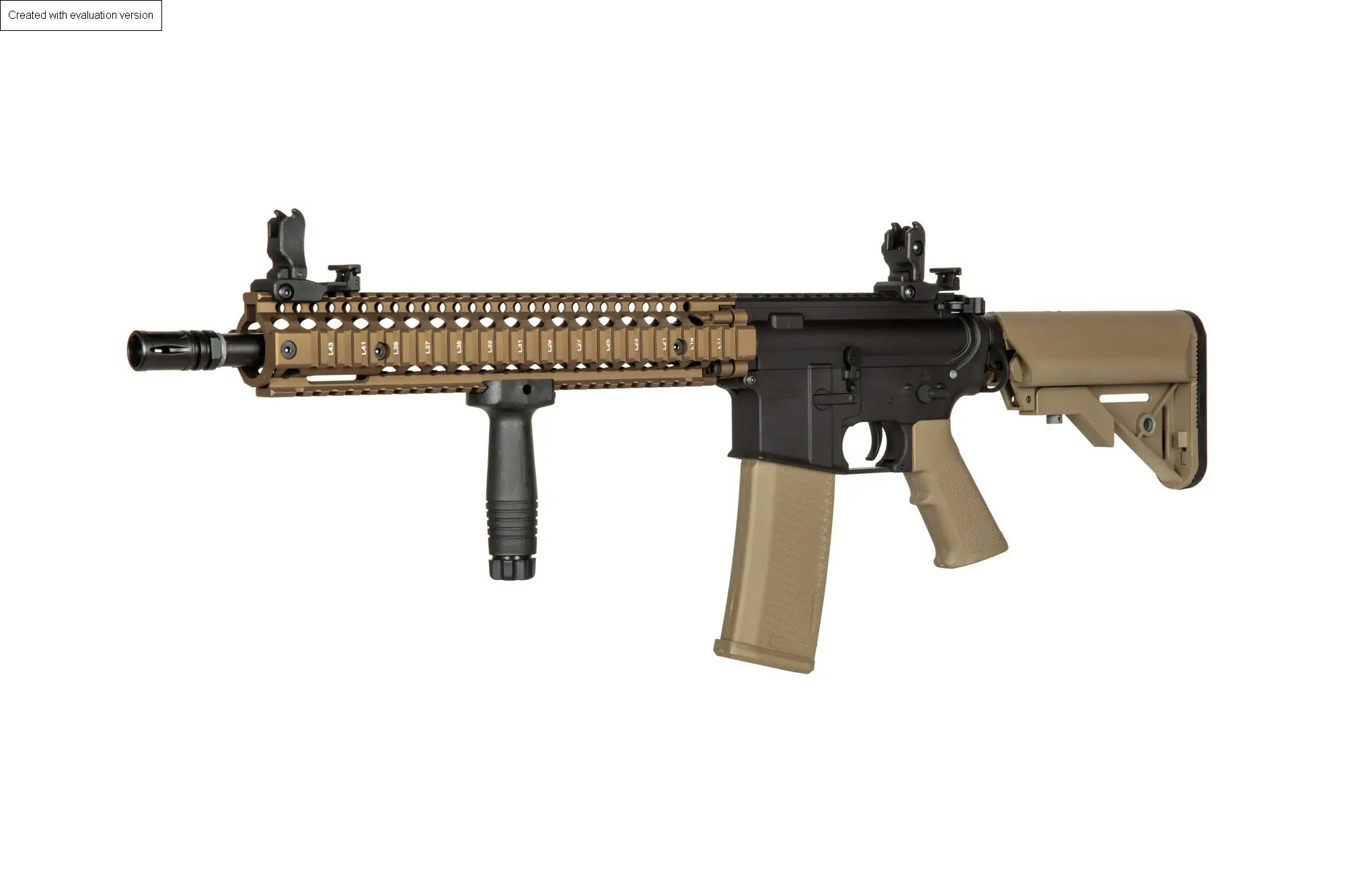 Airsoftová zbraň Daniel Defense® MK18 SA-E26 EDGE™ - Chaos Bronze