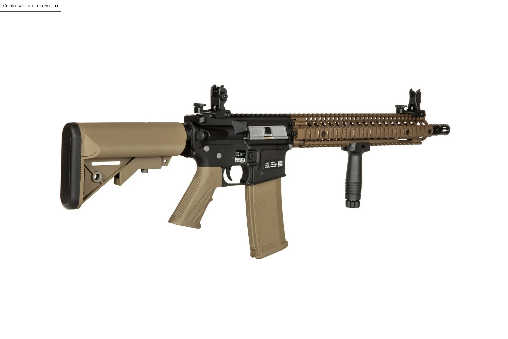 Airsoftová zbraň Daniel Defense® MK18 SA-E26 EDGE™ - Chaos Bronze