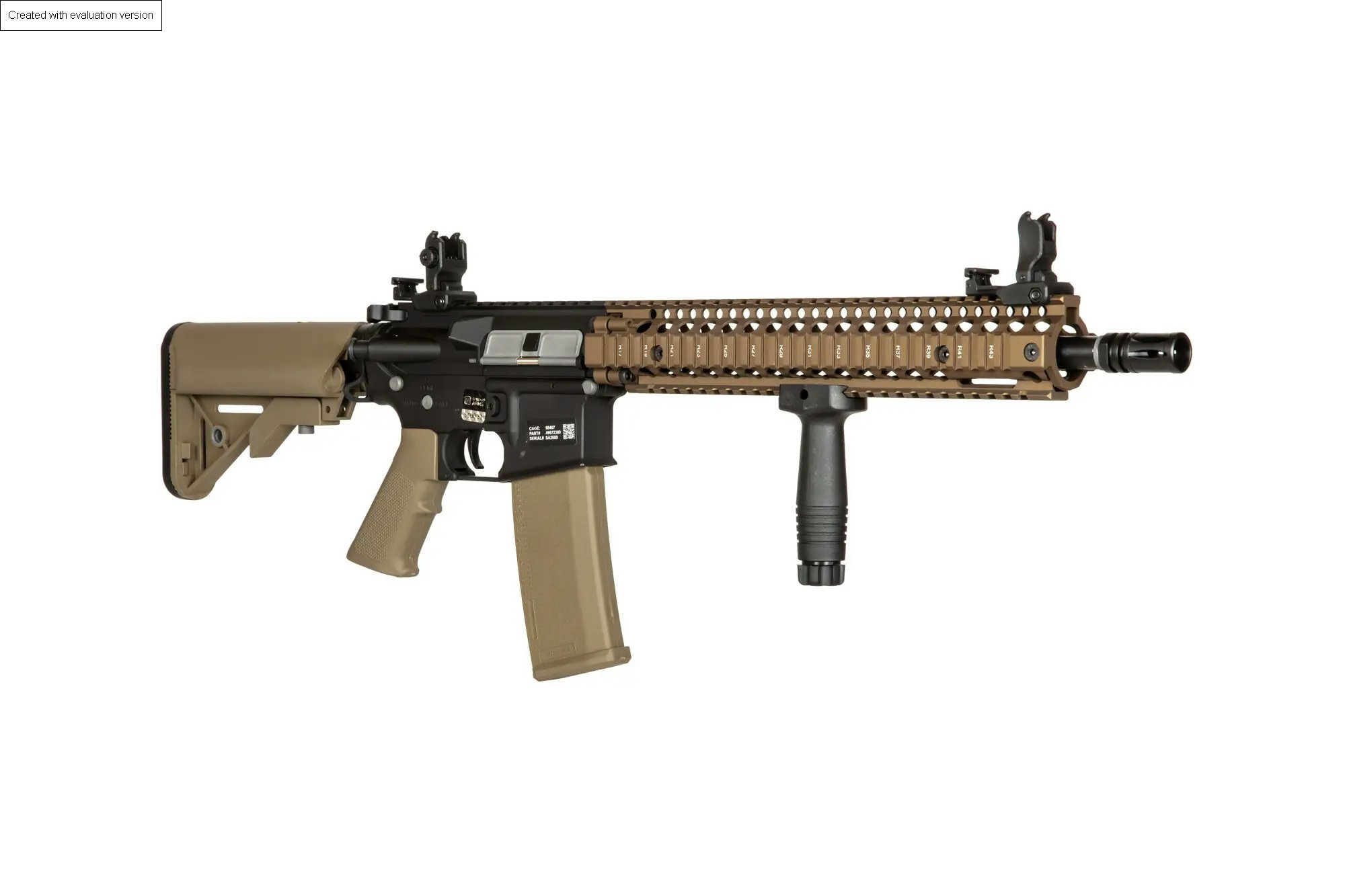Airsoftová zbraň Daniel Defense® MK18 SA-E26 EDGE™ - Chaos Bronze