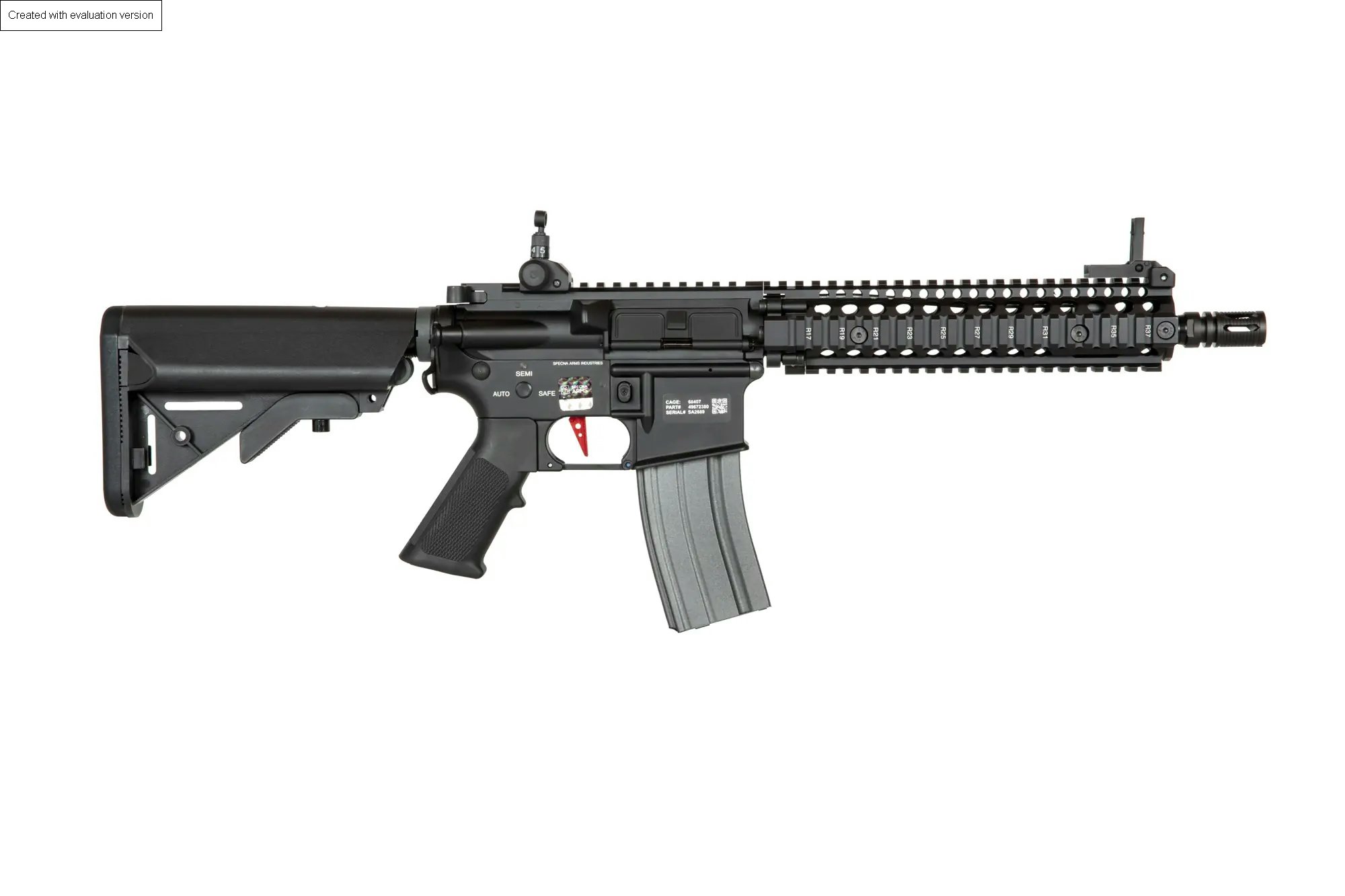 Airsoftová zbraň SA-A03 ONE™ TITAN™ V2 Custom - černá