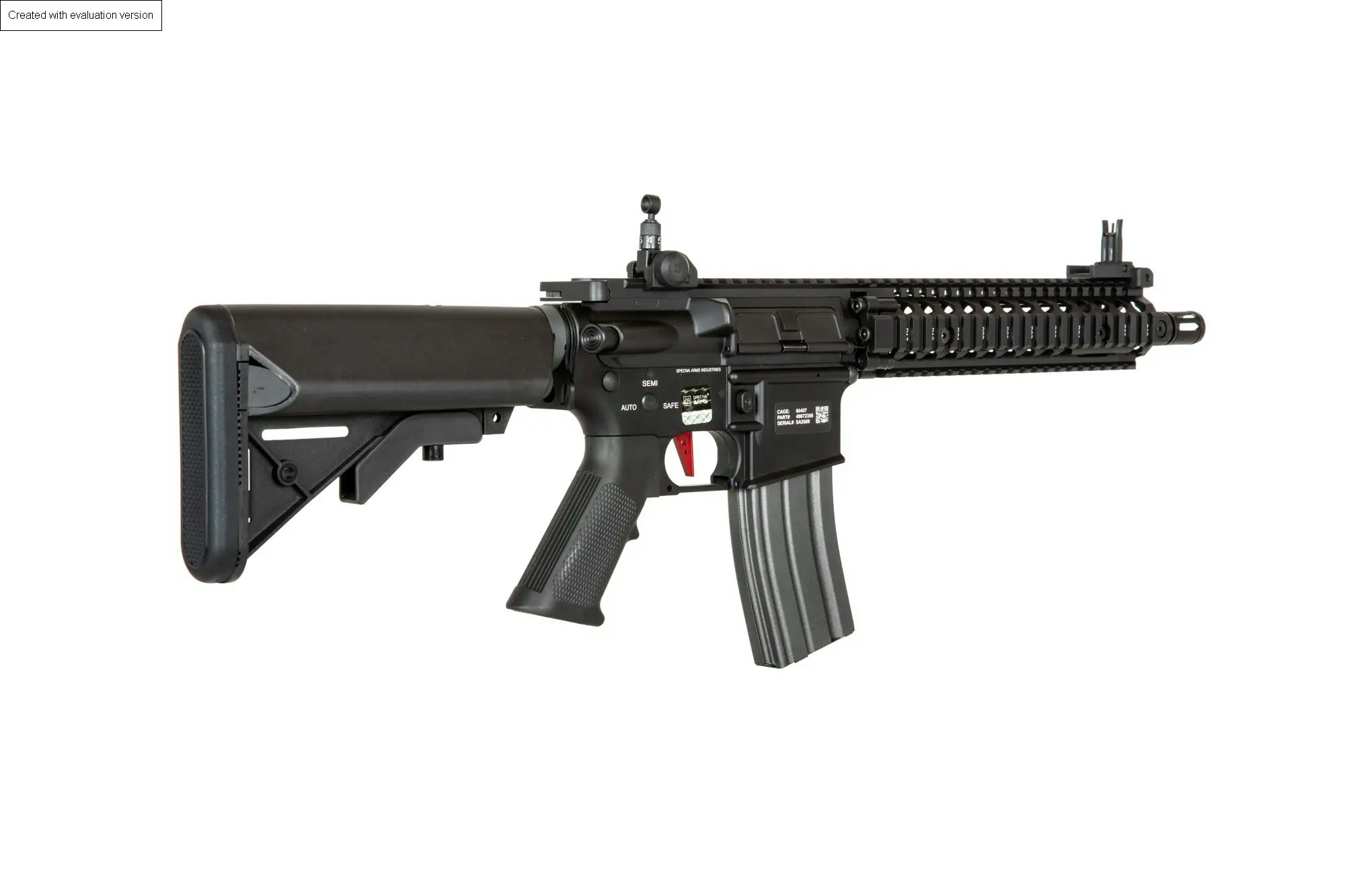 Airsoftová zbraň SA-A03 ONE™ TITAN™ V2 Custom - černá