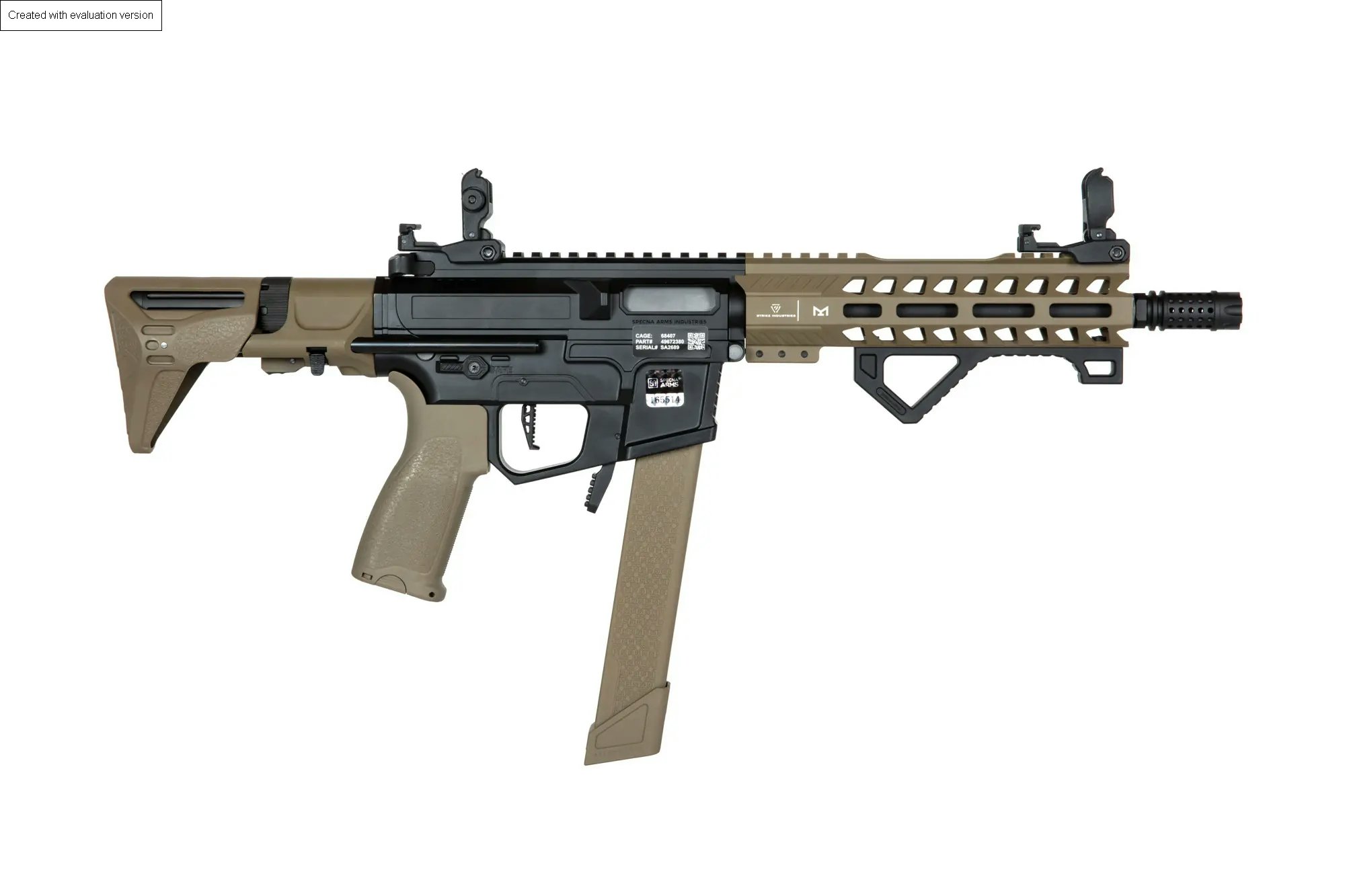 Airsoftový samopal SA-X02 EDGE 2.0 GATE ASTER - half-tan