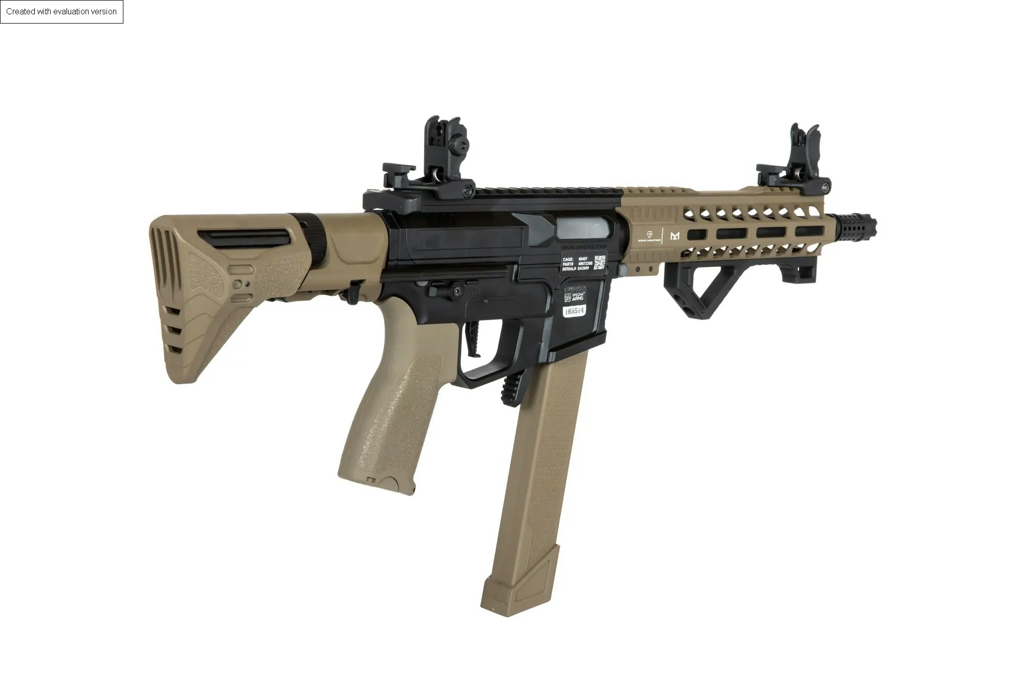 Airsoftový samopal SA-X02 EDGE 2.0 GATE ASTER - half-tan