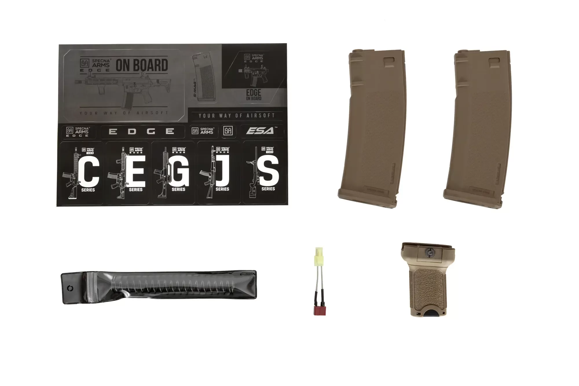 Airsoftová zbraň SA-E13-RH EDGE 2.0™ Heavy Ops Stock - Half-Tan