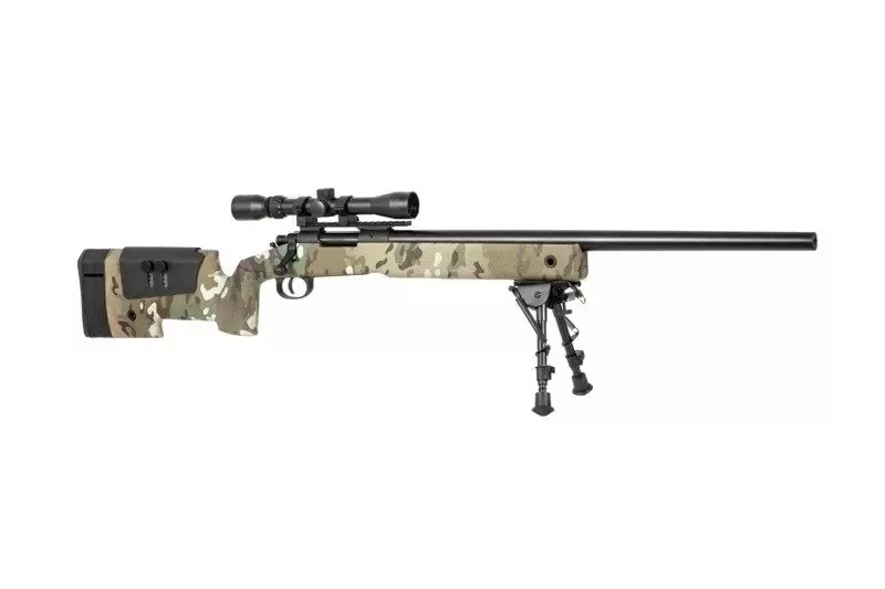 Airsoftová puška SA-S02 CORE™ High Velocity s optikou a dvojnožkou - MC