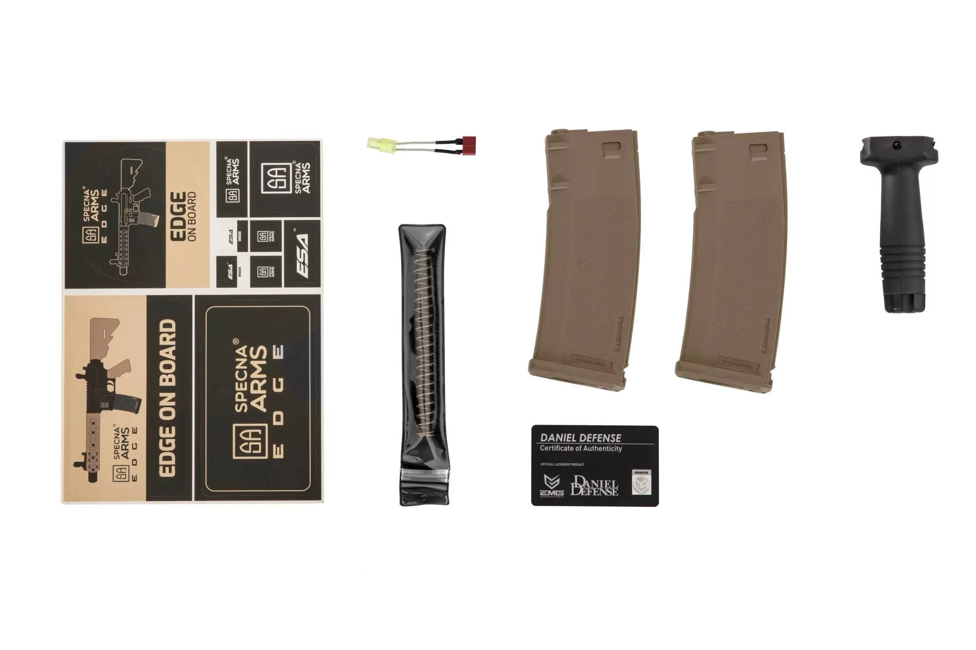 Airsoftová zbraň Daniel Defense® MK18 SA-E19 EDGE™ - Half-tan