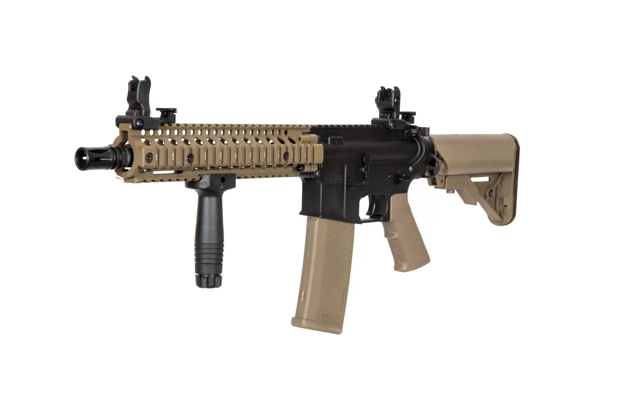 Airsoftová zbraň Daniel Defense® MK18 SA-E19 EDGE™ - Half-tan