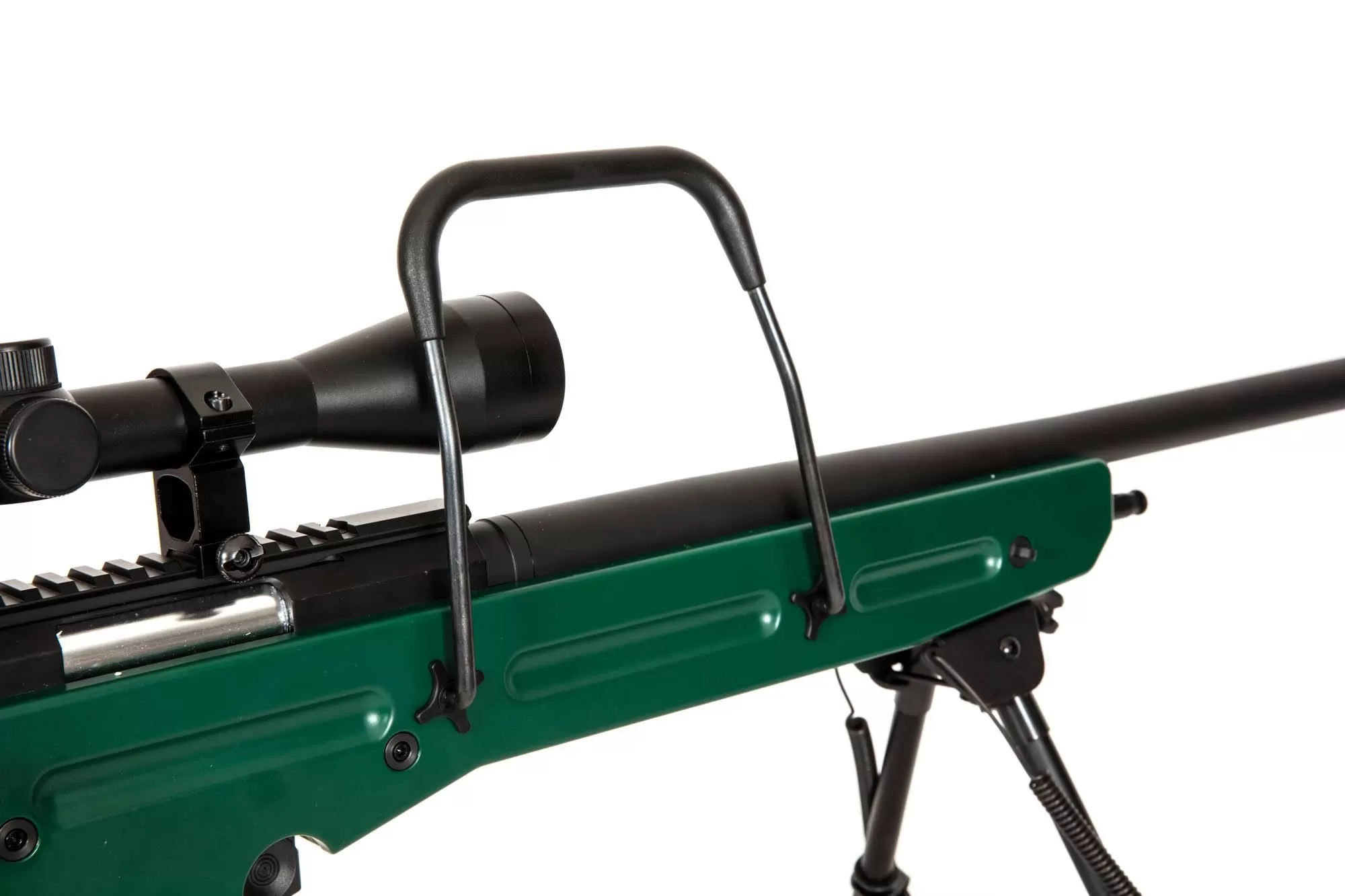 Airsoftová odstřelovací puška SV-98 CORE™ s optikou, dvojnožkou a tlumičem - ruská zelená