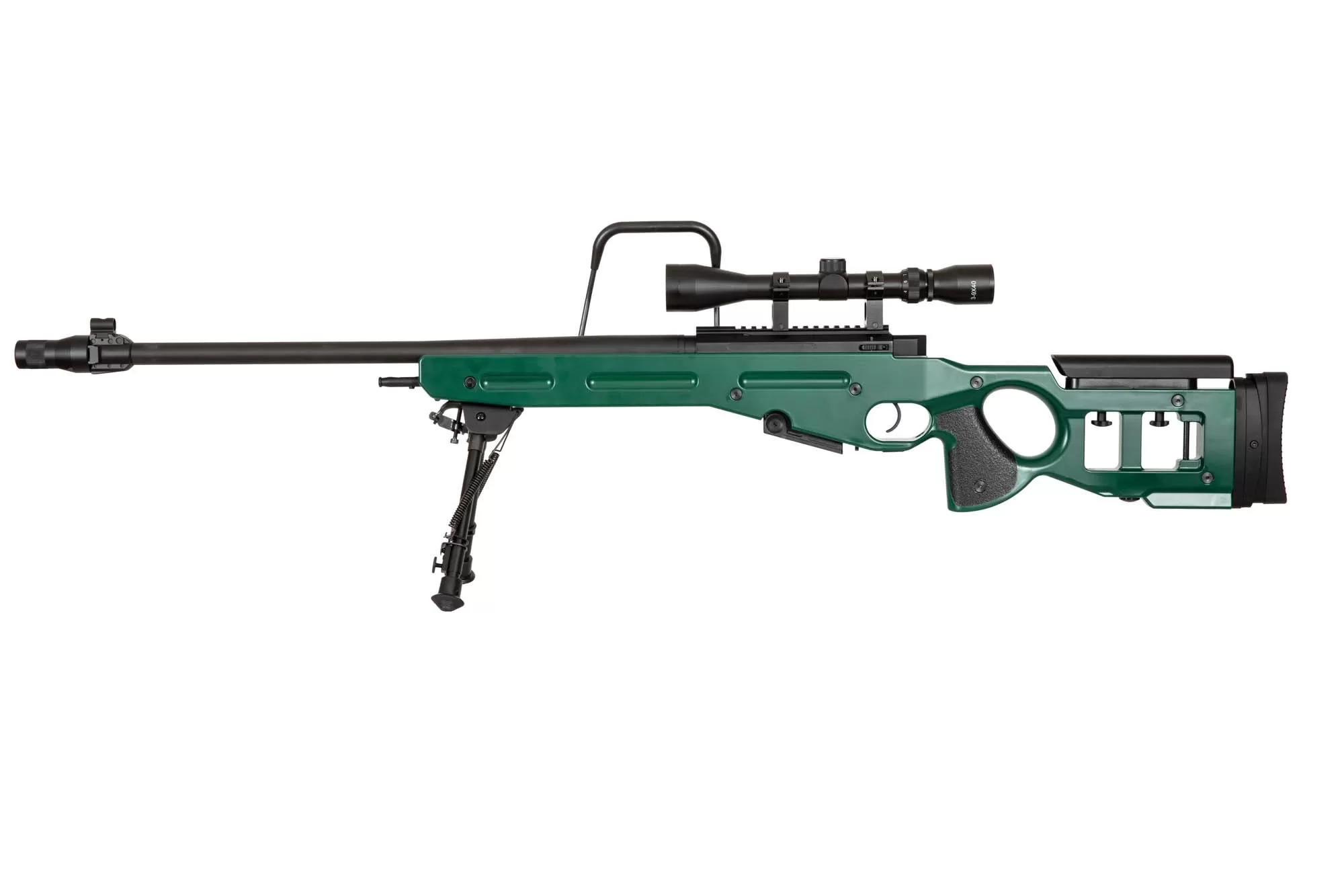 Airsoftová odstřelovací puška SV-98 CORE™ s optikou, dvojnožkou a tlumičem - ruská zelená