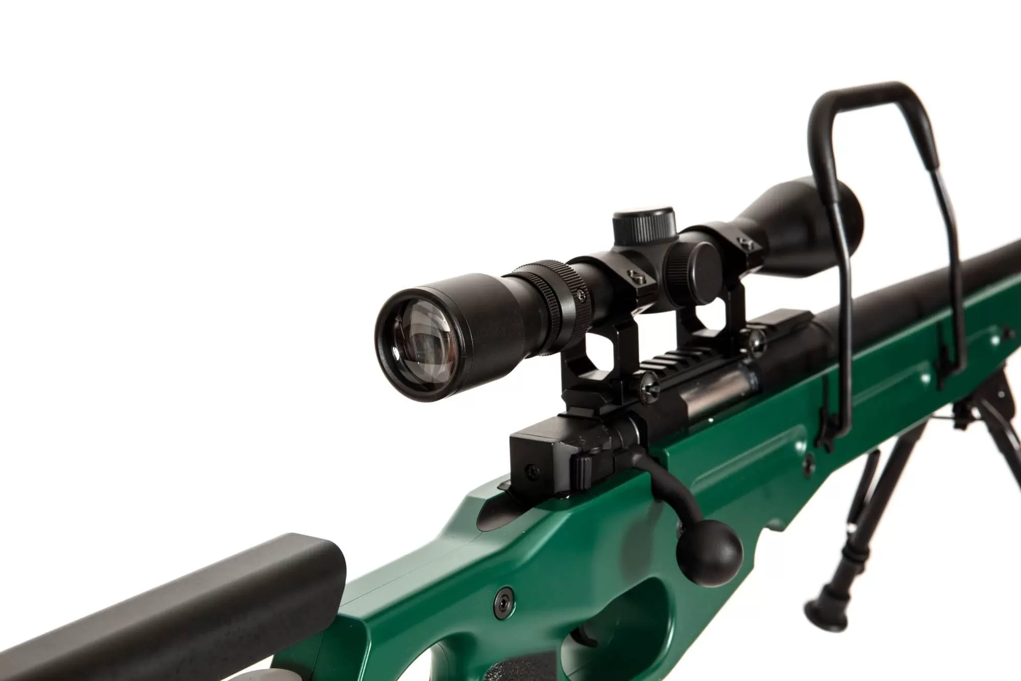 Airsoftová odstřelovací puška SV-98 CORE™ s optikou, dvojnožkou a tlumičem - ruská zelená