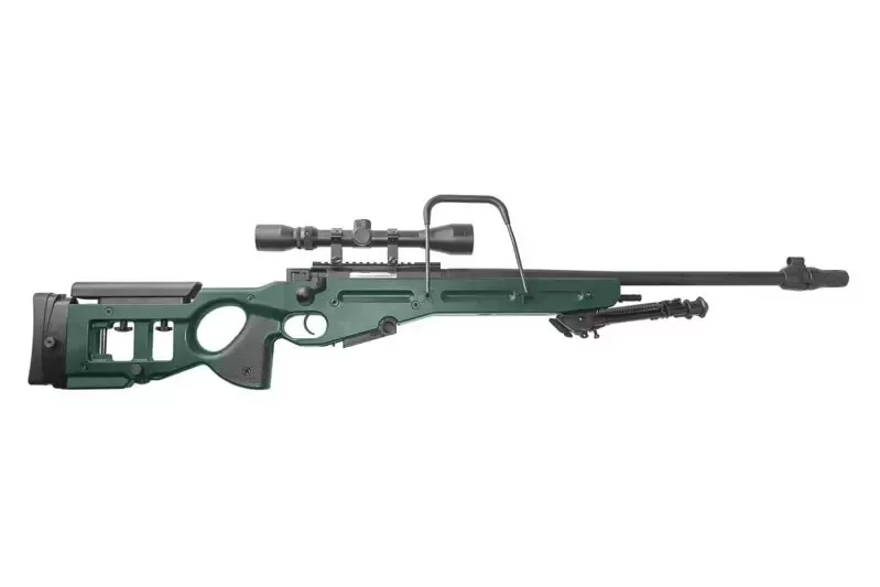 Airsoftová odstřelovací puška SV-98 CORE™ s optikou a dvojnožkou - ruská zelená