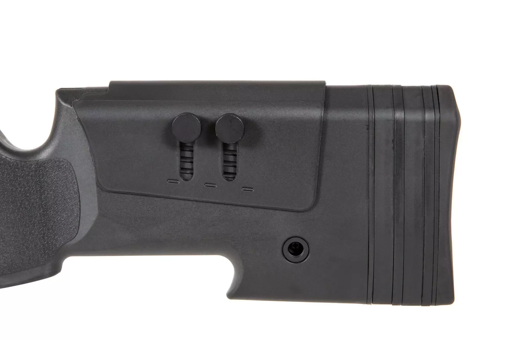 Airsoftová odstřelovací puška SA-S03 CORE™ s optikou a dvojnožkou - černá