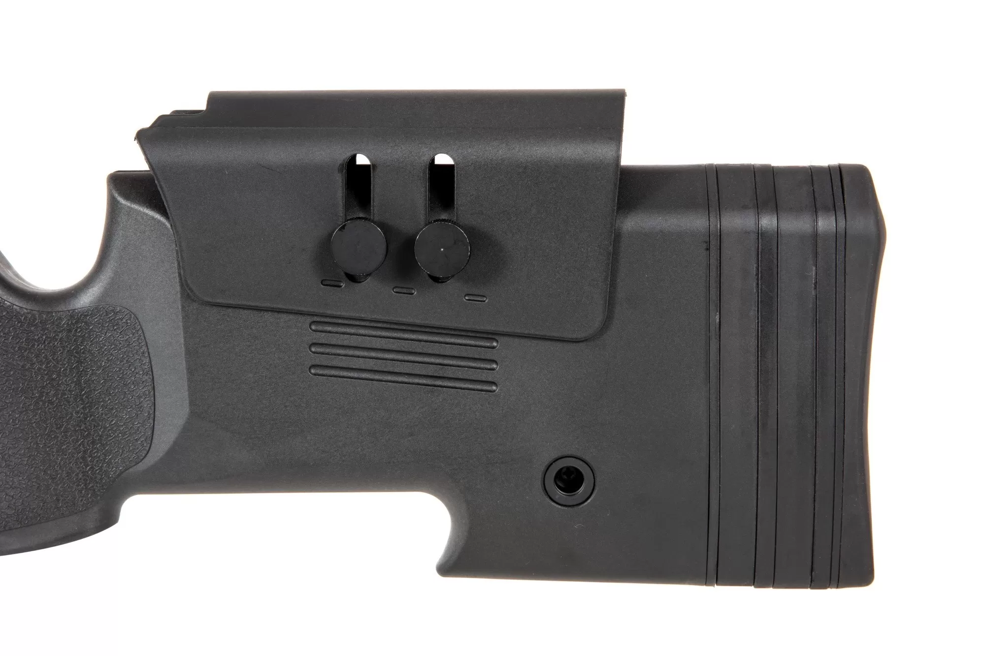 Airsoftová odstřelovací puška SA-S03 CORE™ s optikou a dvojnožkou - černá